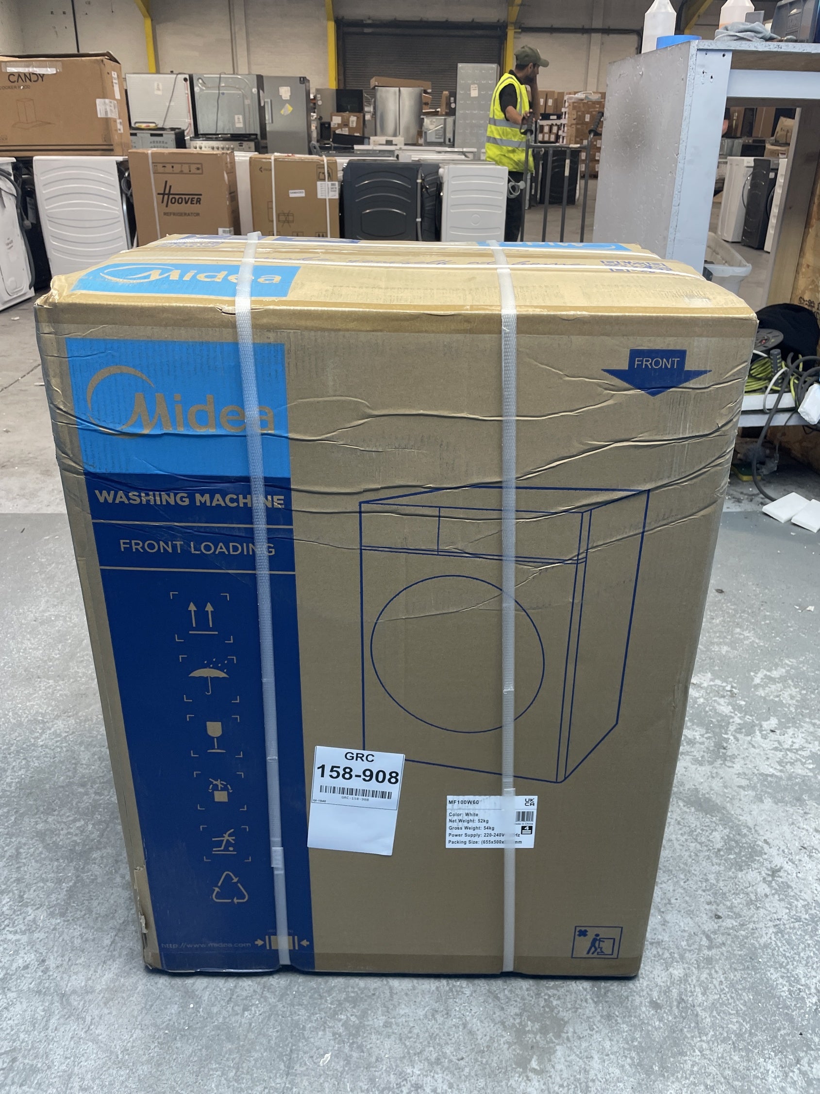 #GRC-158-908 - Midea MF100W60 6kg 1000 Spin Washing Machine with Lunar Dial