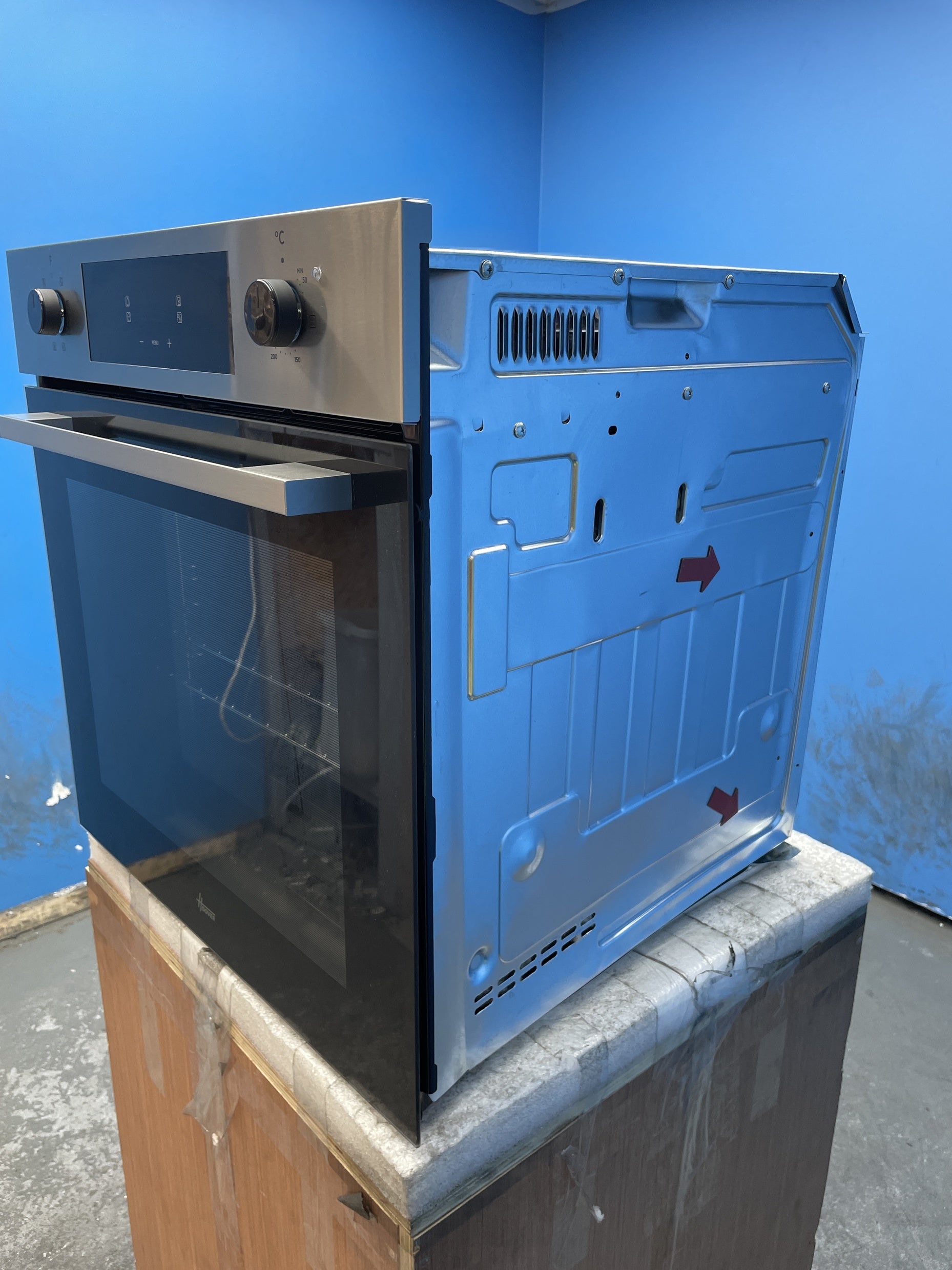 #GRC-160-411 - Hoover HO6 C33158X Built-in Single Electric Oven with Digital Display