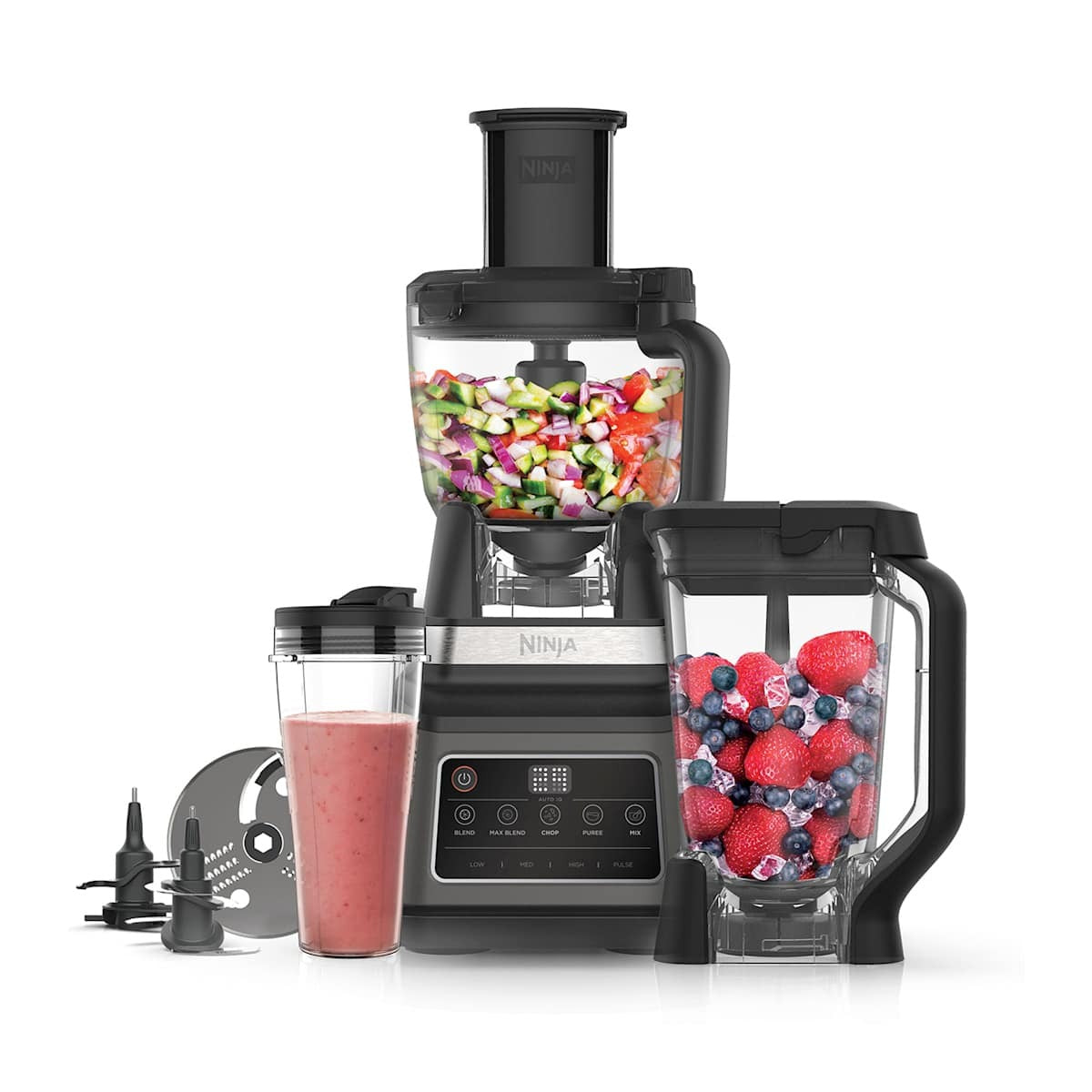 Ninja BN800UK 3-in-1 Food Processor and Blender with Auto-iQ – Renew 2 U