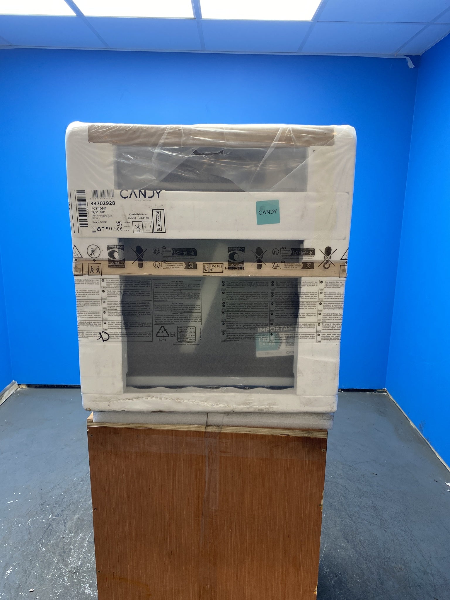 Candy FCT405X 60cm 65L Built-in Single Electric Oven