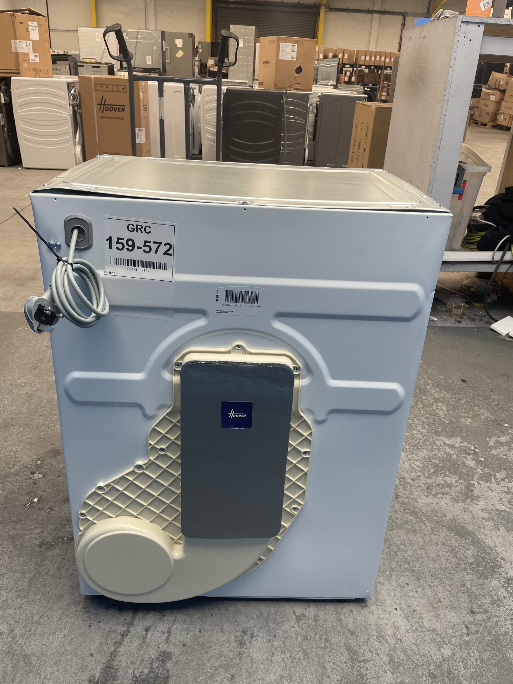 #GRC-159-572 - Hoover BATD H7A2TCE-80 7kg Integrated Heat Pump Tumble Dryer