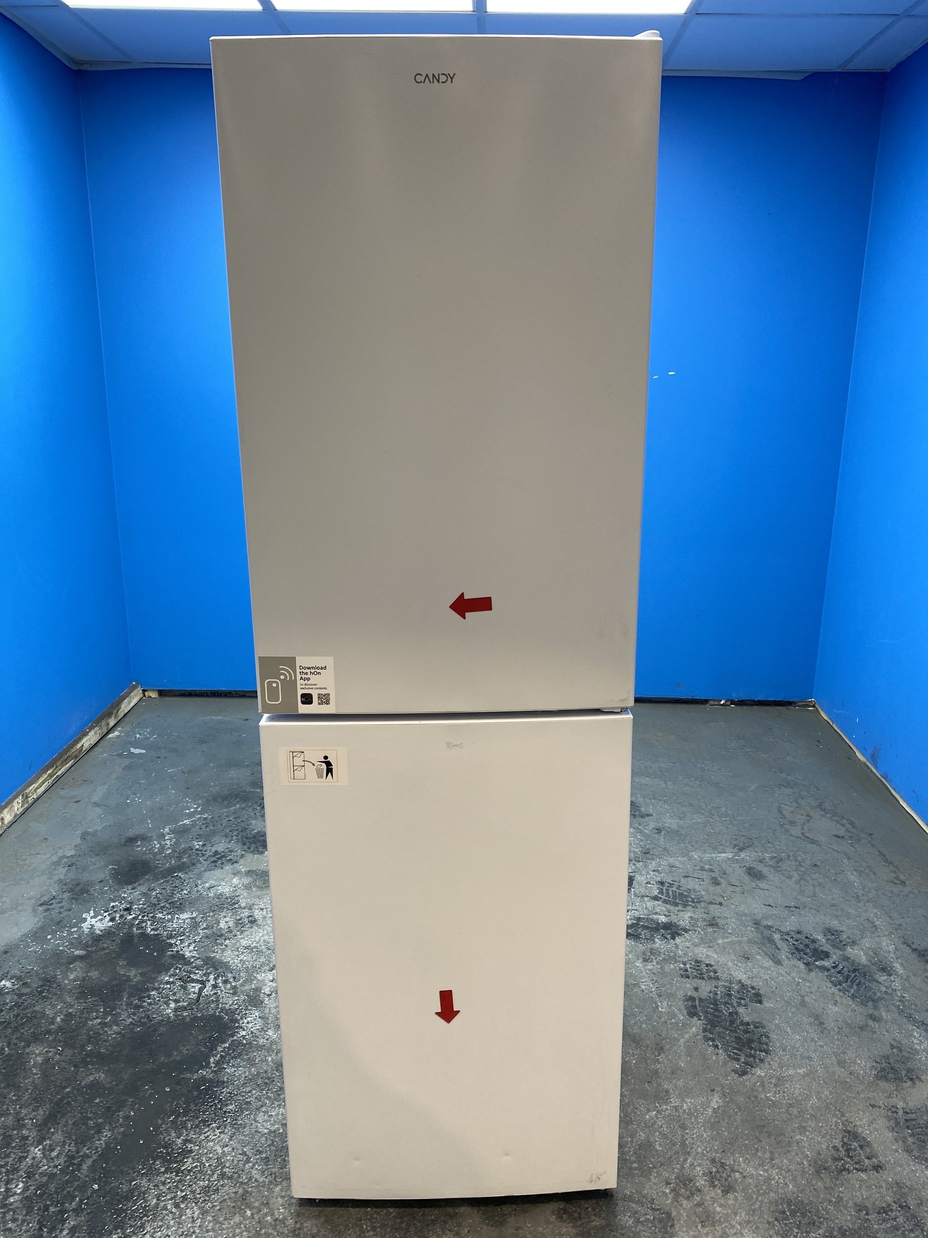 #GRC-152-061 - Candy CCT3L517EWK 252 Litre Combi Fridge Freezer