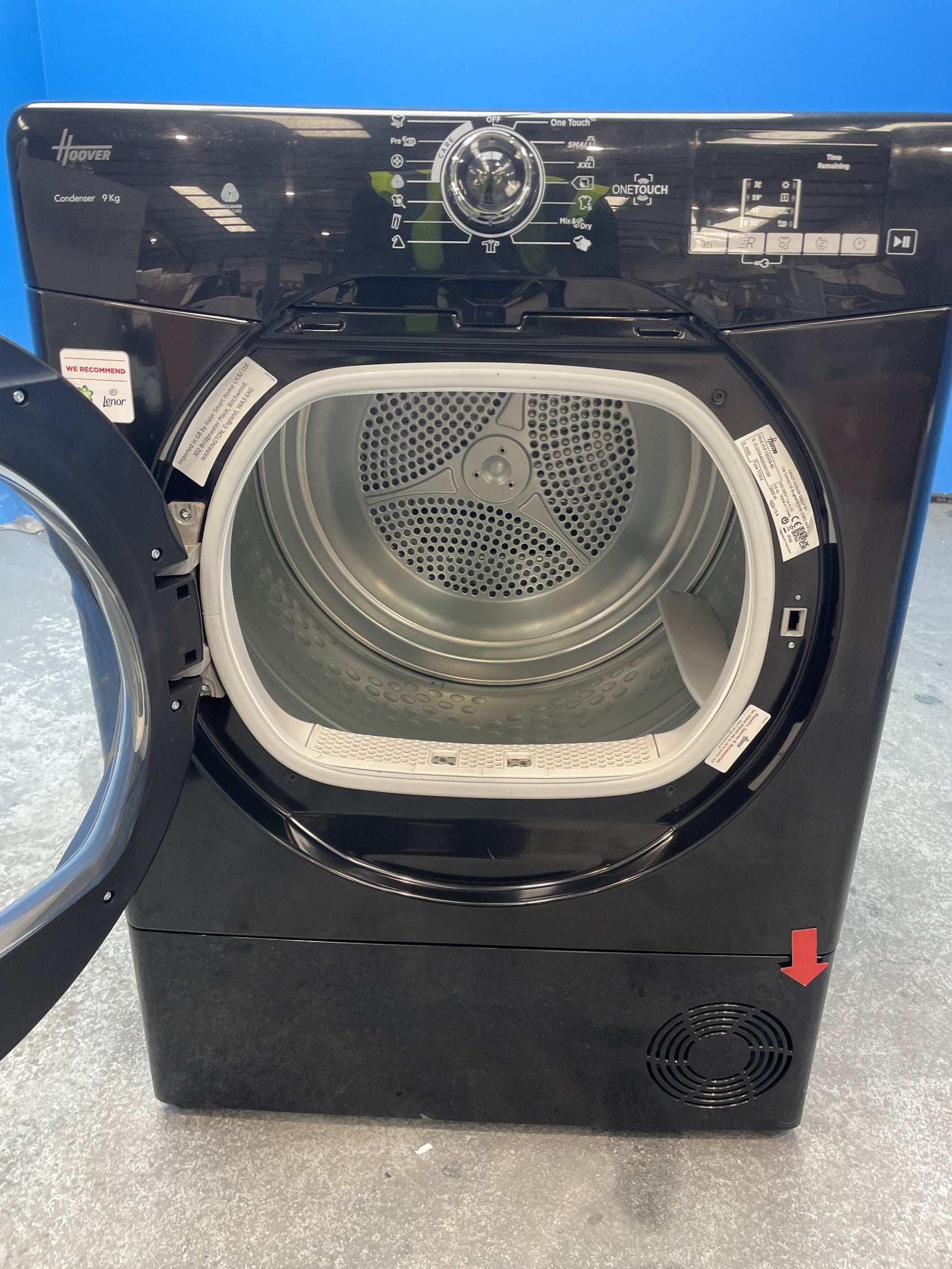 #GRC-157-709 - Hoover H-DRY 300 HLE C9DGB 9kg Condenser Tumble Dryer