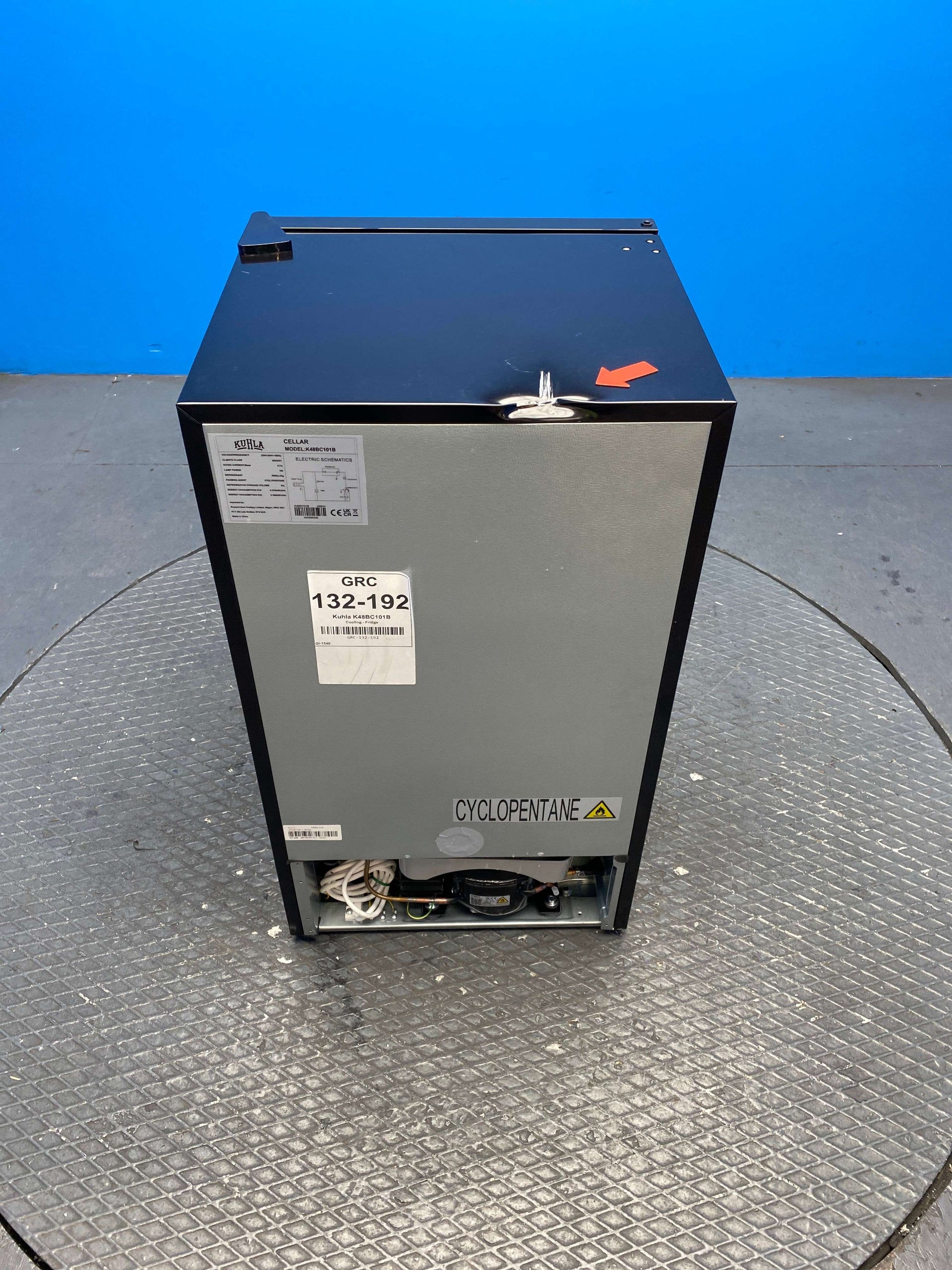 Kuhla K48BC101B Black 93L Beverage Cooler