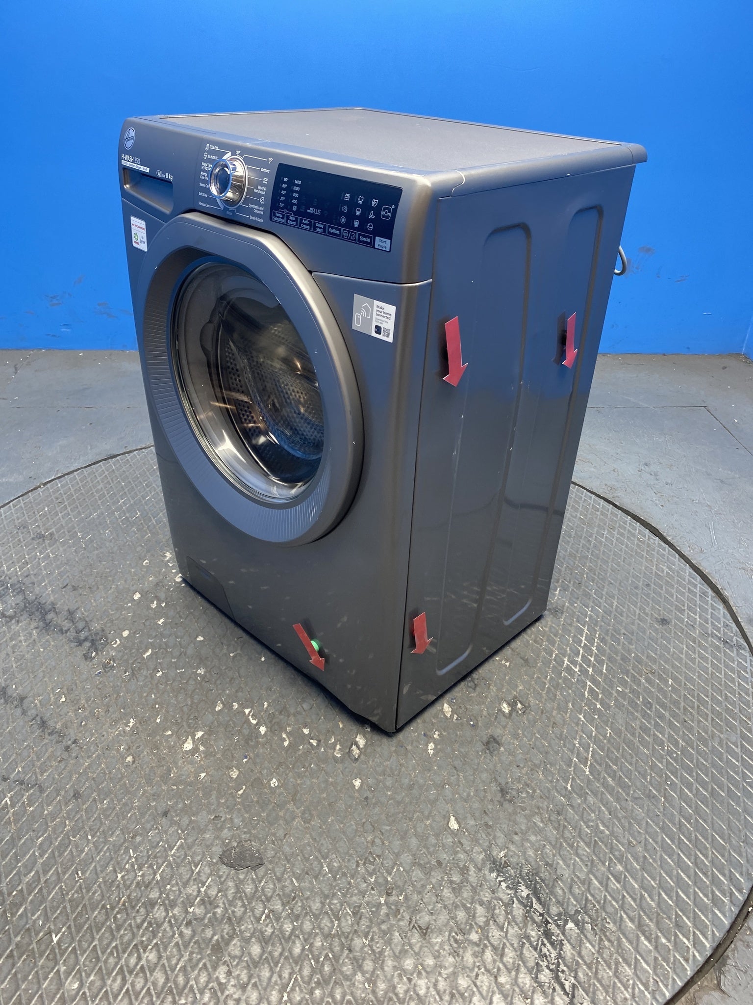 Hoover H3WPS486TMRR6 8kg 1400 Spin Washing Machine