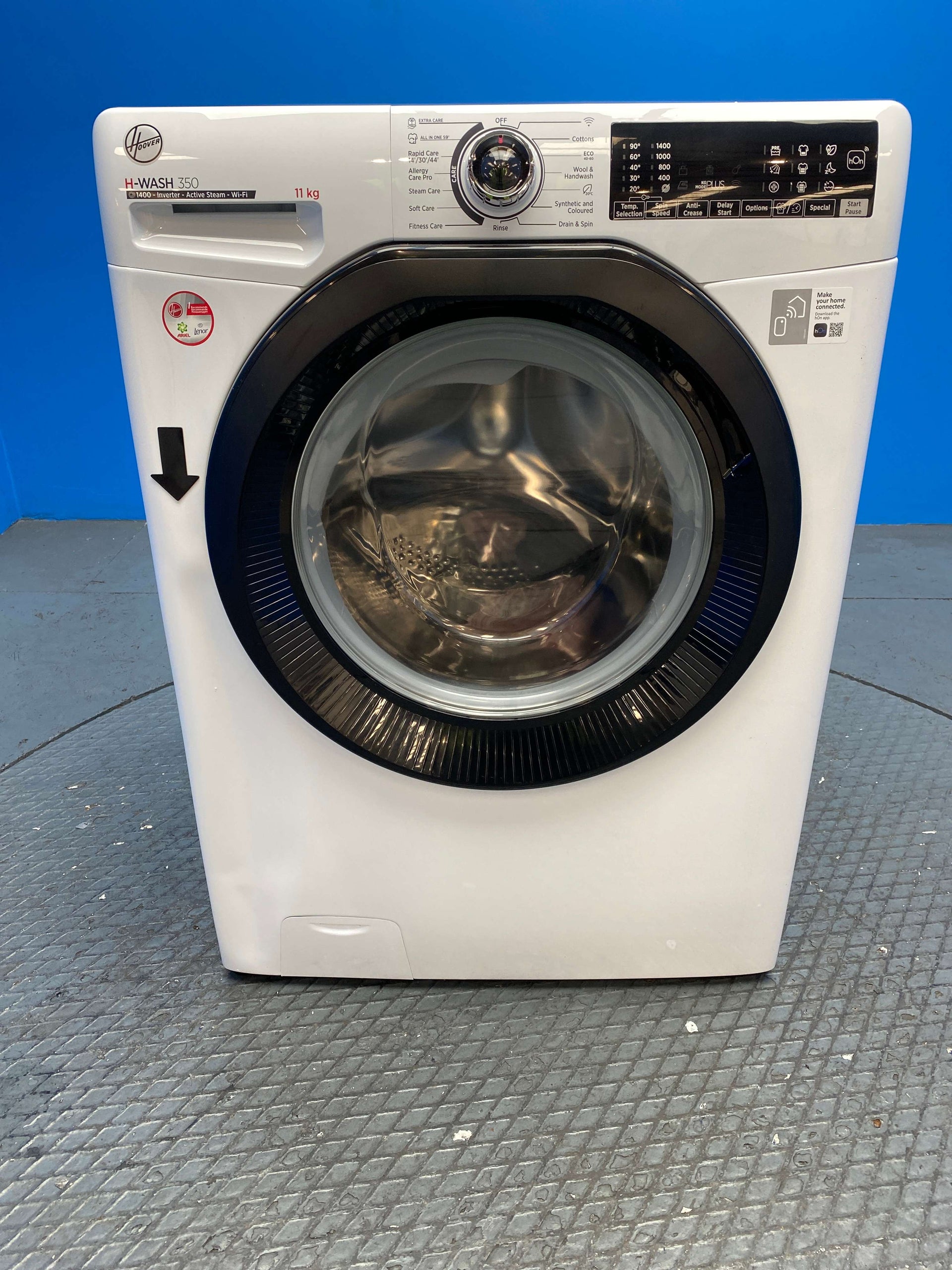 Hoover H3WPS4116TAMB5 11kg 1400 Spin Washing Machine
