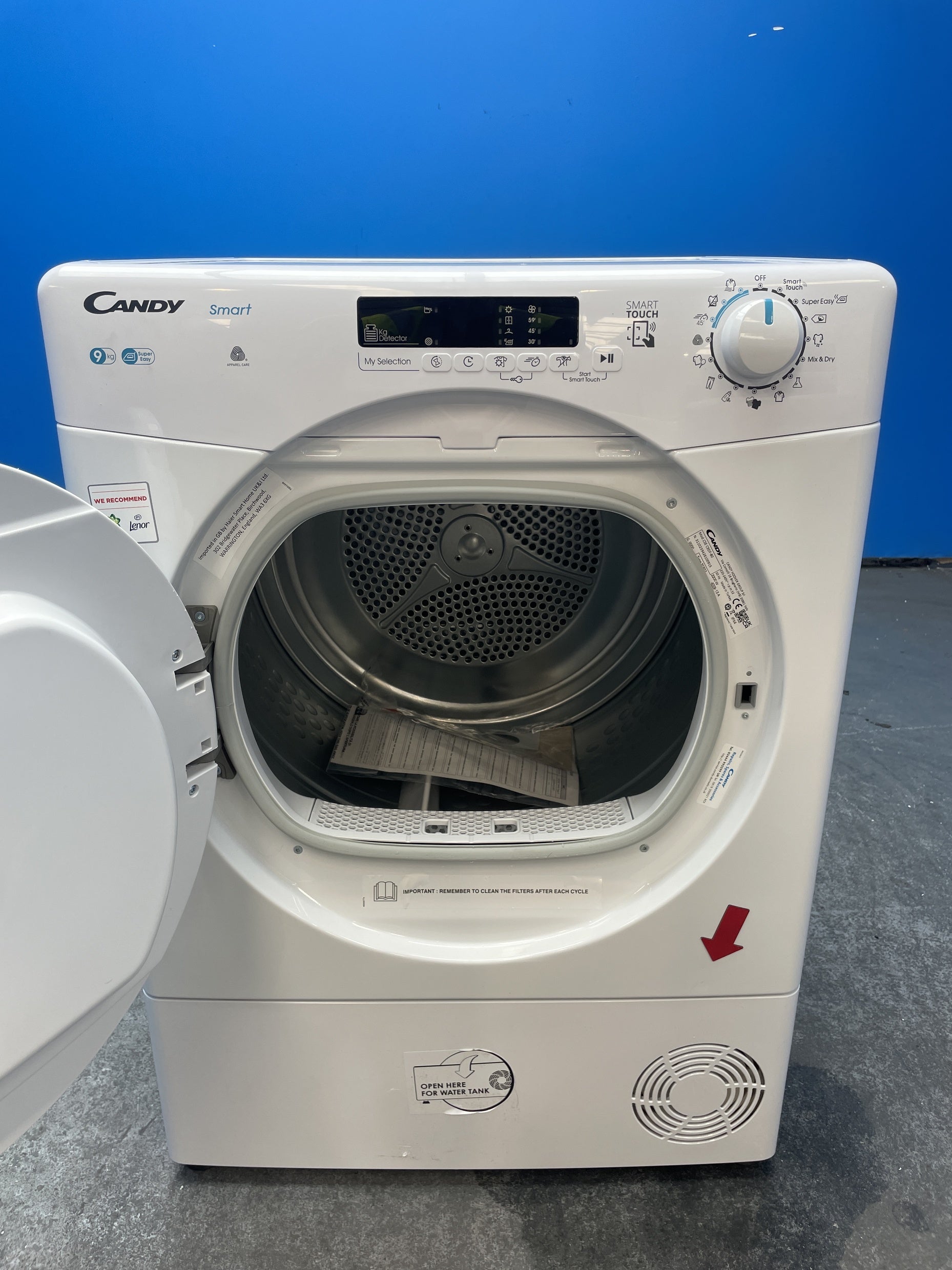 #GRC-160-024 - Candy CSE C9DF 9kg Condenser Smart Pro Tumble Dryer