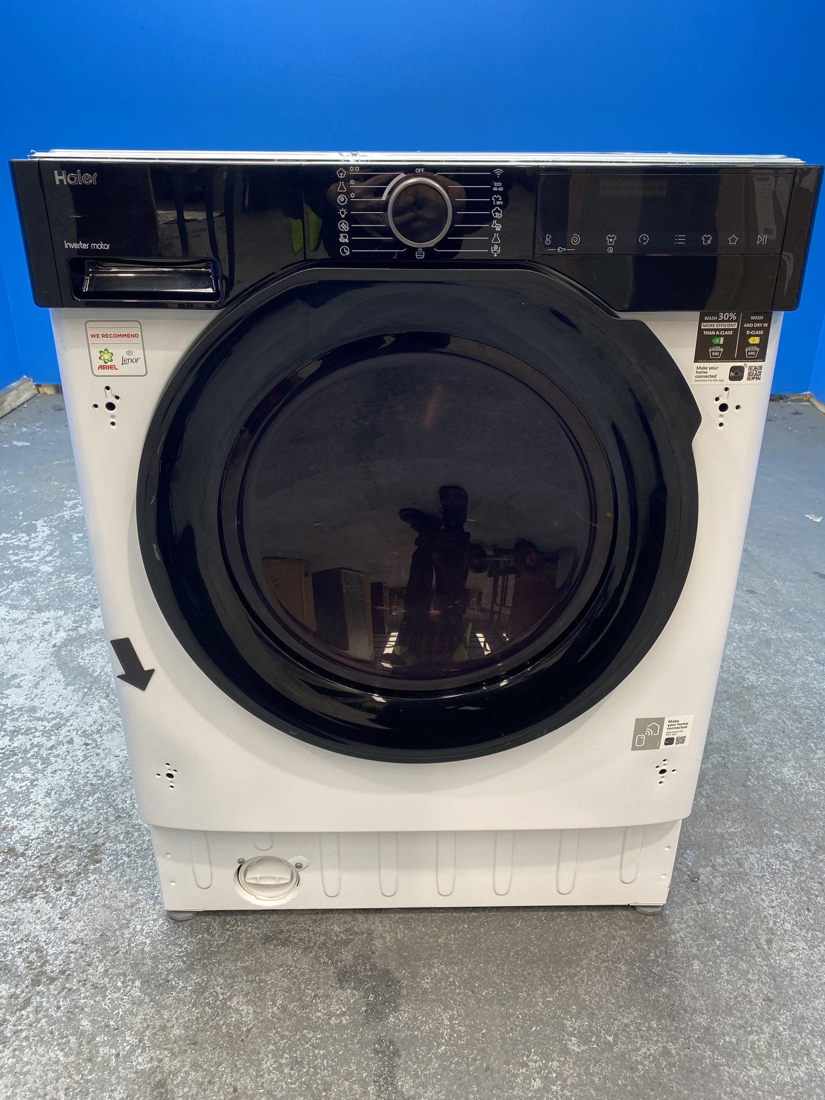 #GRC-156-861 - Haier Series 6 BHA6S696M6DB9-80 9/6kg 1600rpm Integrated Washer Dryer