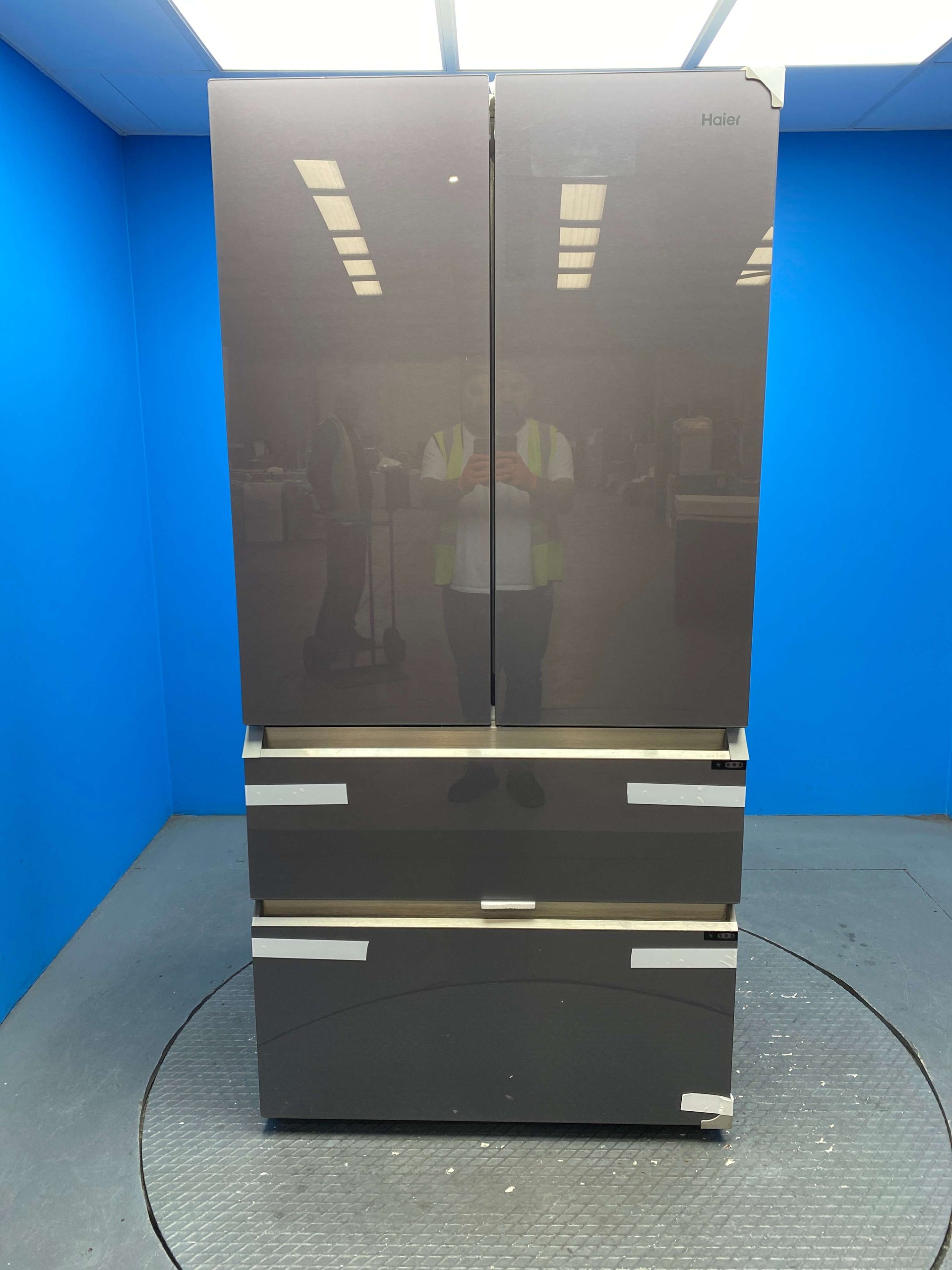 Haier Series 7 HFR79F19EFGK 703 Litre French Style Fridge Freezer