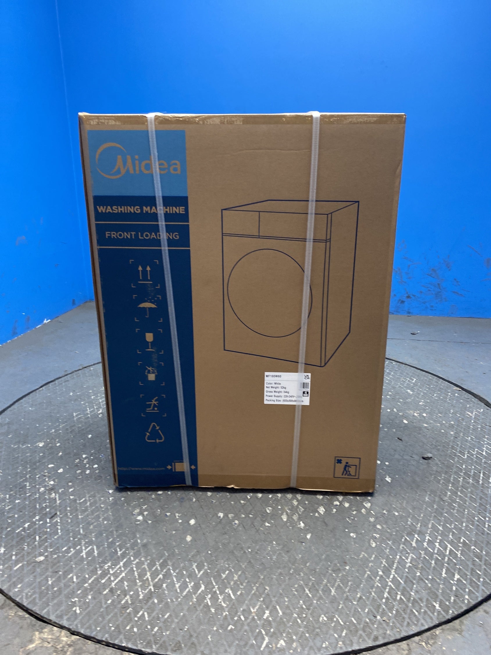 #GRC-158-926 - Midea MF100W60 6kg 1000 Spin Washing Machine with Lunar Dial