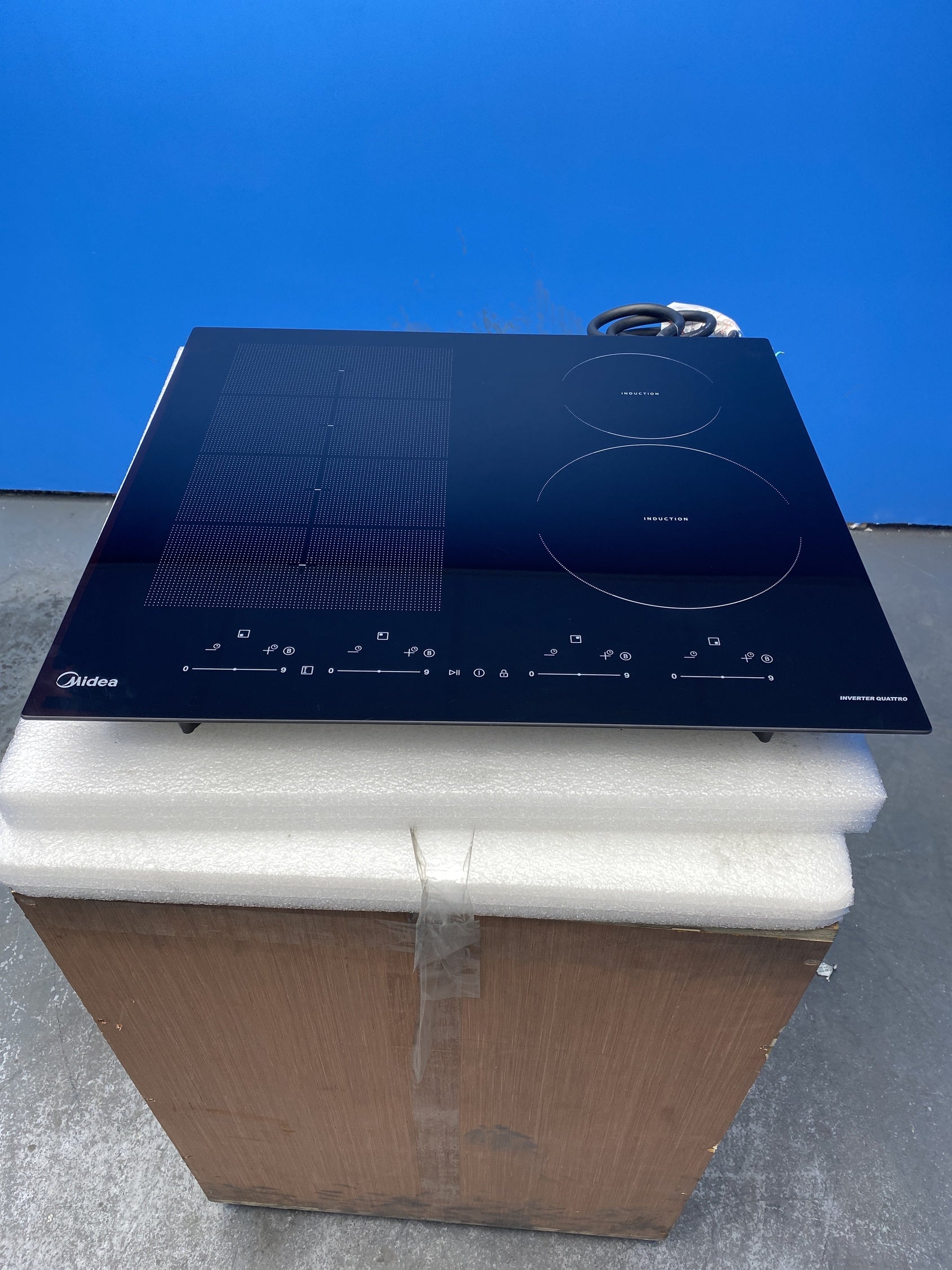 #GRC-151-296 - Midea MIH742F558K1 60cm 4 Zone Induction Hob with Flex Zone