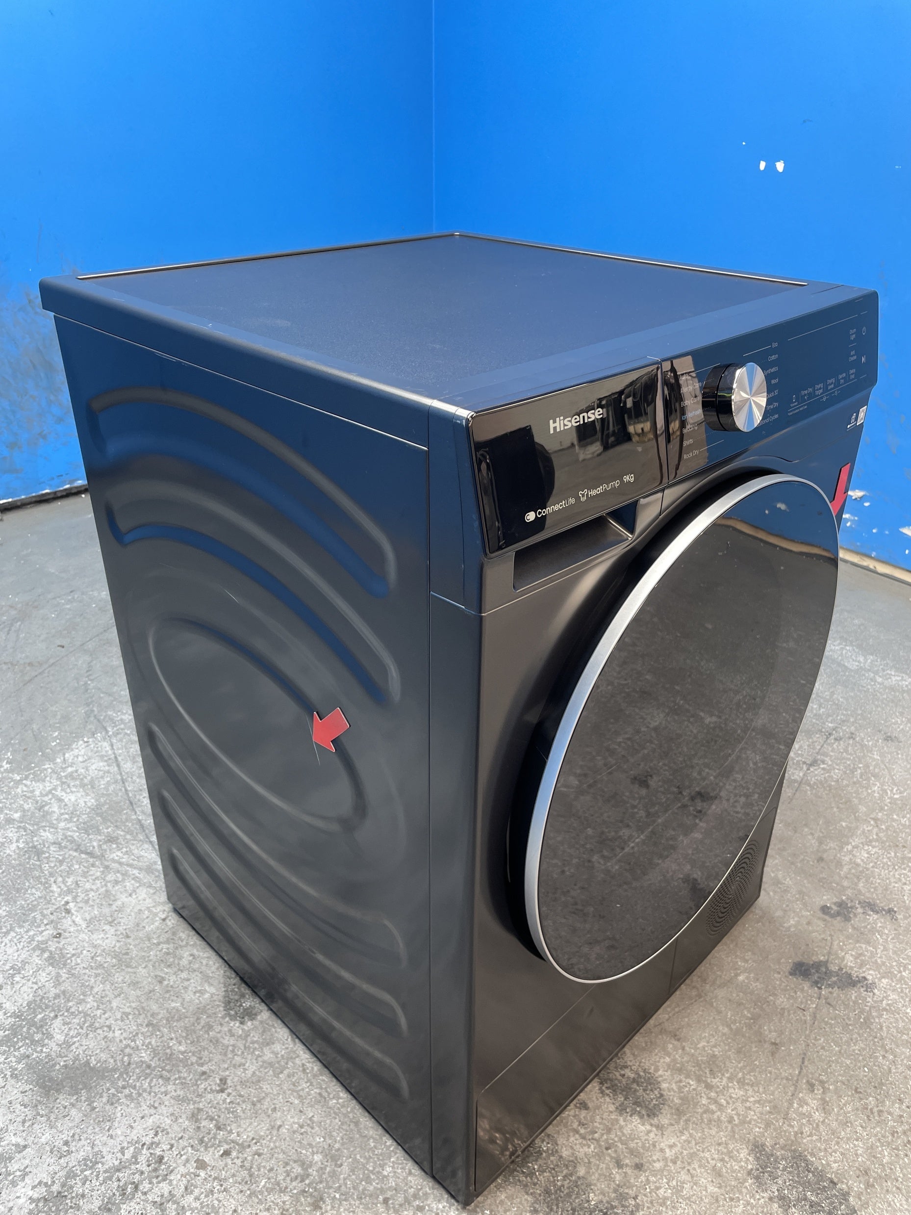 #GRC-159-626 - Hisense DH5S902BB 9kg Heat Pump Tumble Dryer