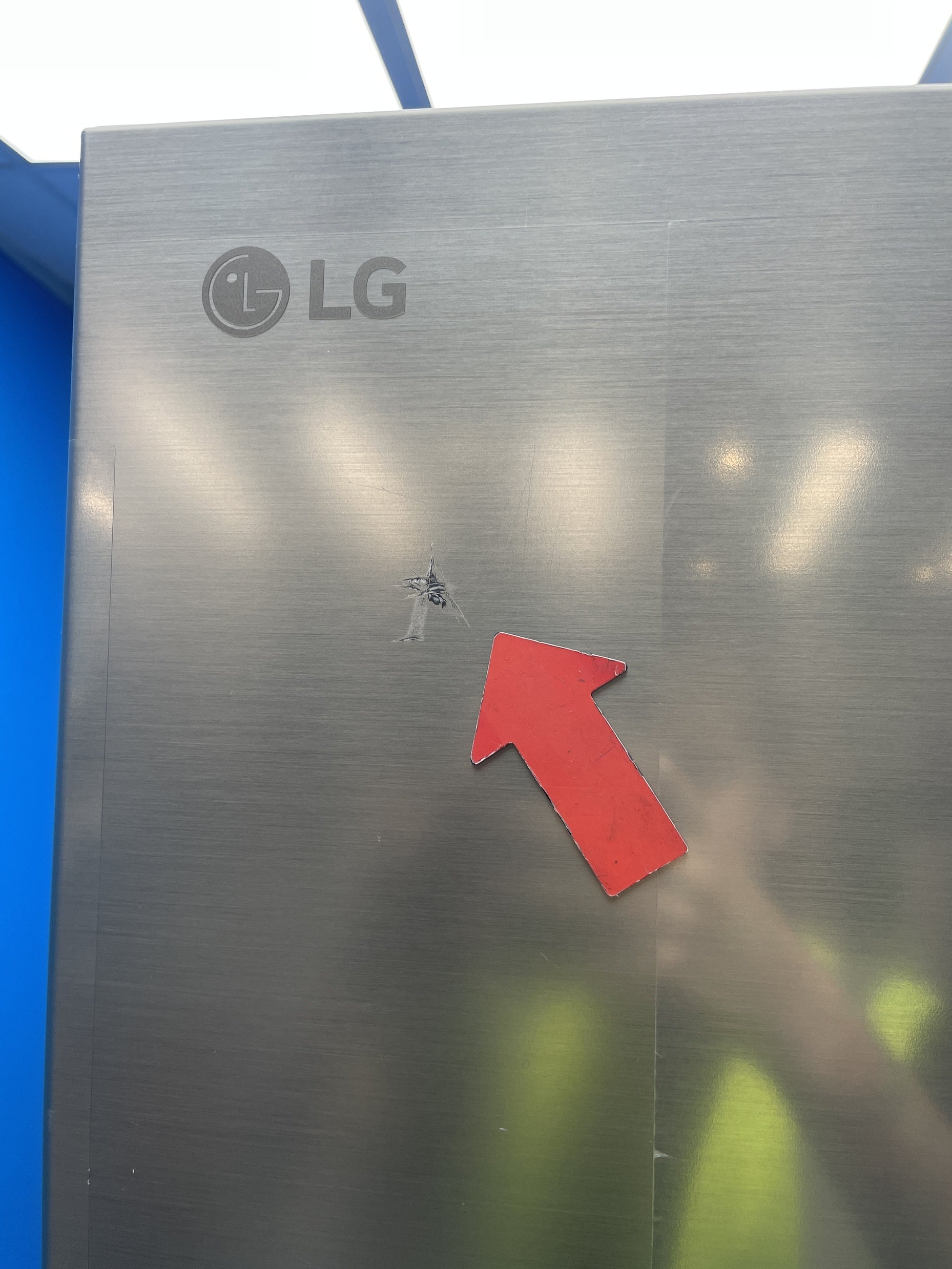 #GRC-158-058 - LG GSXE81PYBD InstaView American Style Fridge Freezer