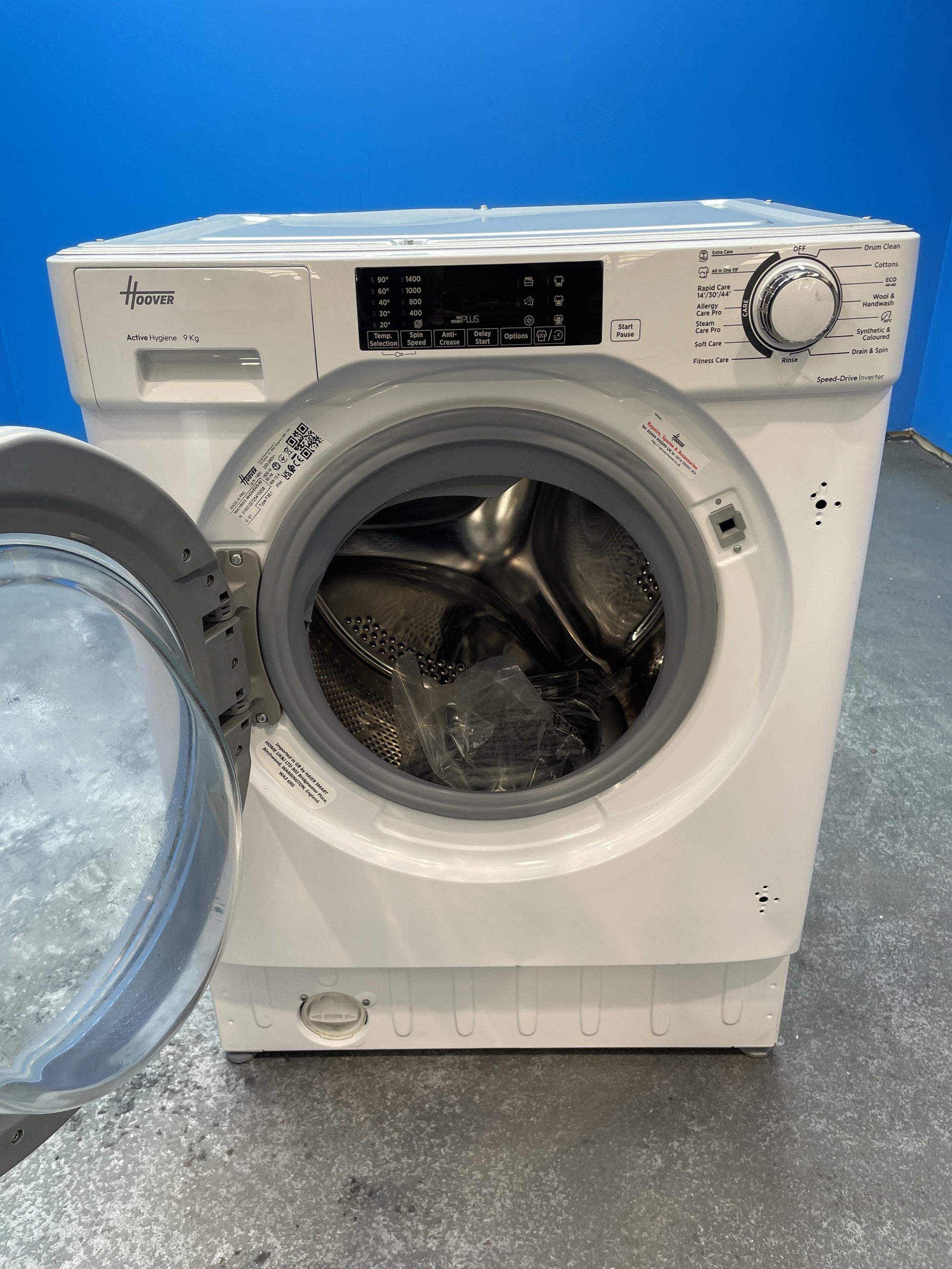#GRC-156-296 - Hoover HBWS 494DMSW5-80 Integrated 9kg 1400rpm Washing Machine