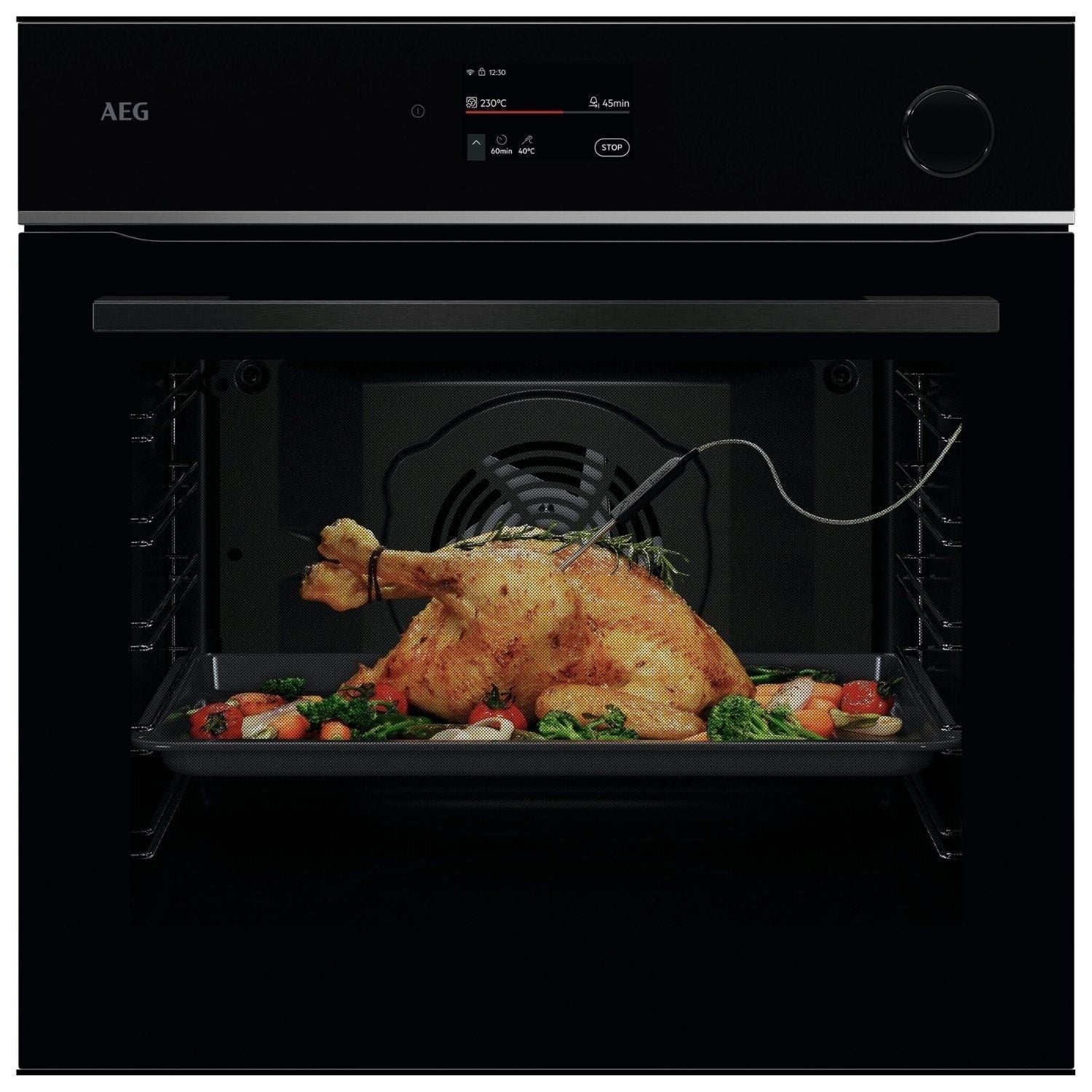 AEG 7000 Series SteamCrisp TR7PB731SB Built-In Electric Single Oven – Renew 2 U