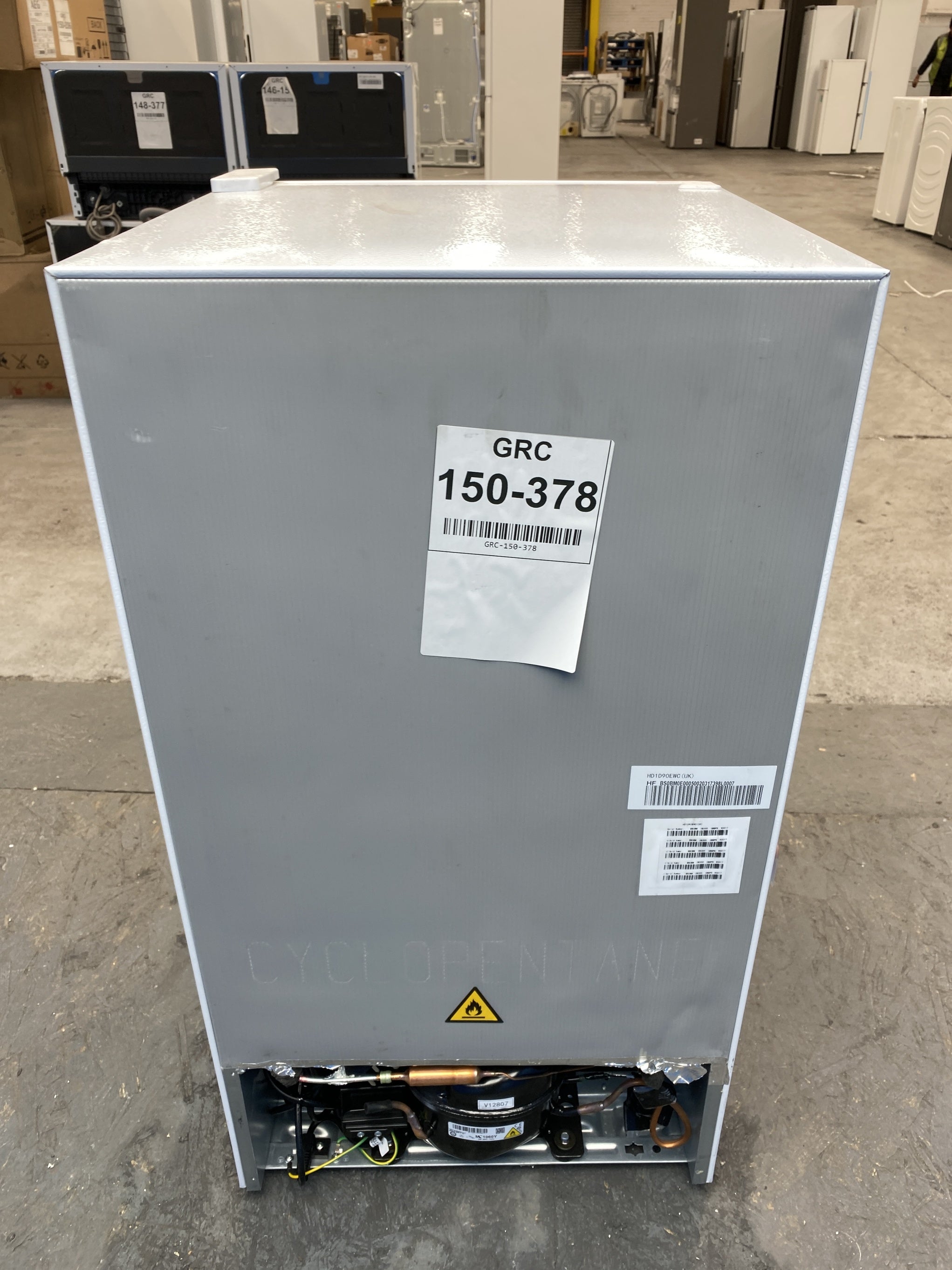 #GRC-150-378 - Hoover HD1D90EWC 90 Litre Undercounter Larder Fridge