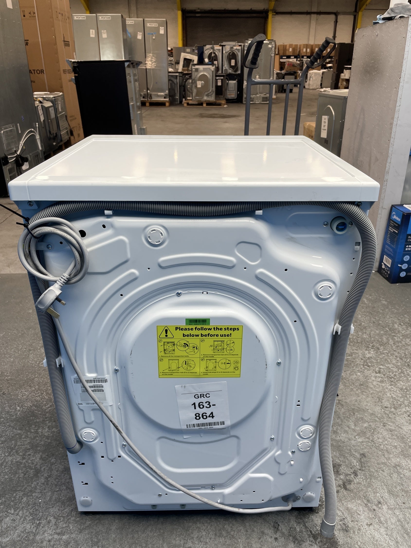 #GRC-163-864 - Haier X Series 5 11kg 1400rpm Washing Machine – Smart Dual Spray, White