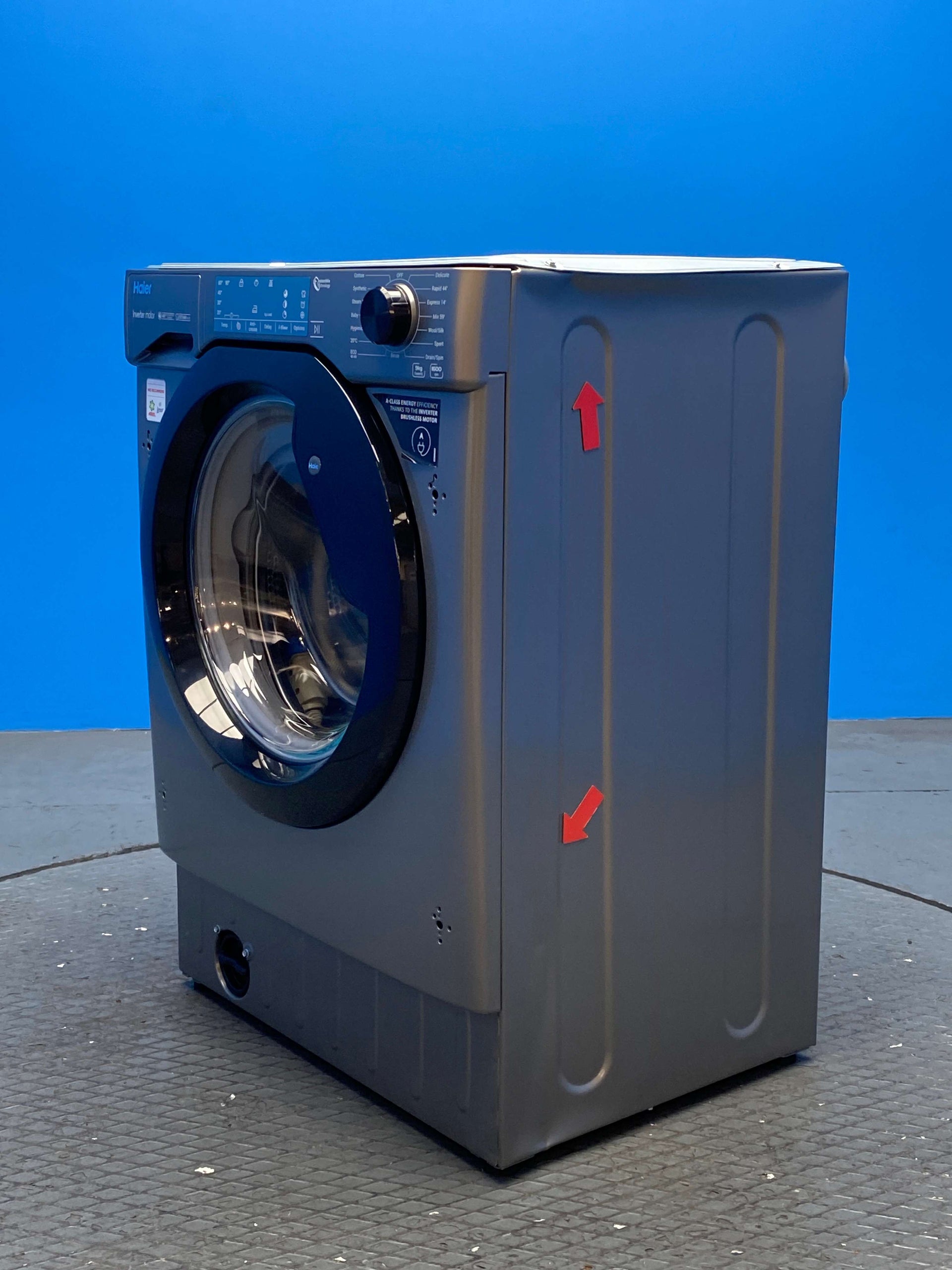 Haier HWQ90B416FWBR Series 4 Integrated 9kg 1600 Spin Washing Machine