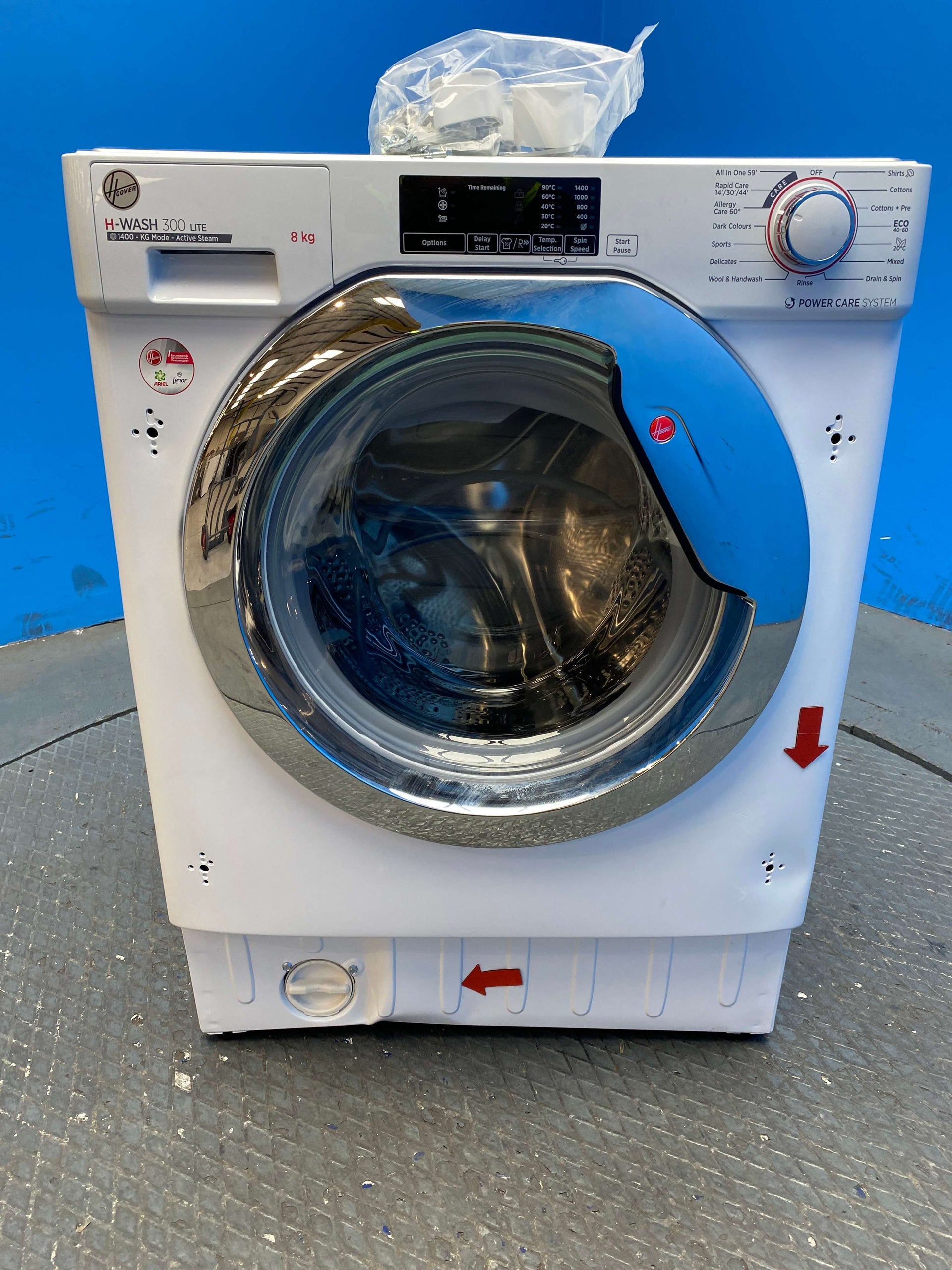 Hoover HBWS48D1ACE Built In 8kg 1400 Spin Washing Machine