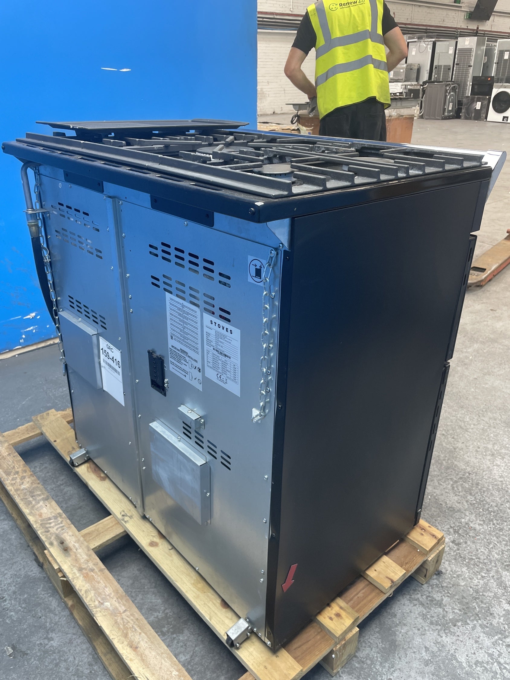 #GRC-159-416 - Stoves Richmond 90cm Dual Fuel Range Cooker