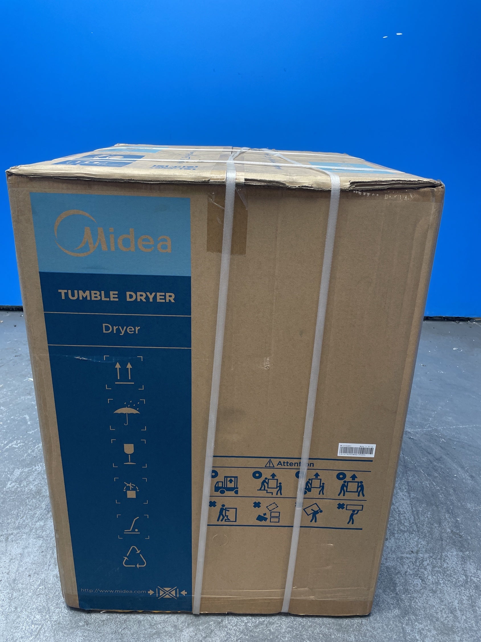 #GRC-158-879 - Midea MD200H80WB/W-UK 8kg Smart Sensor Heat Pump Tumble Dryer