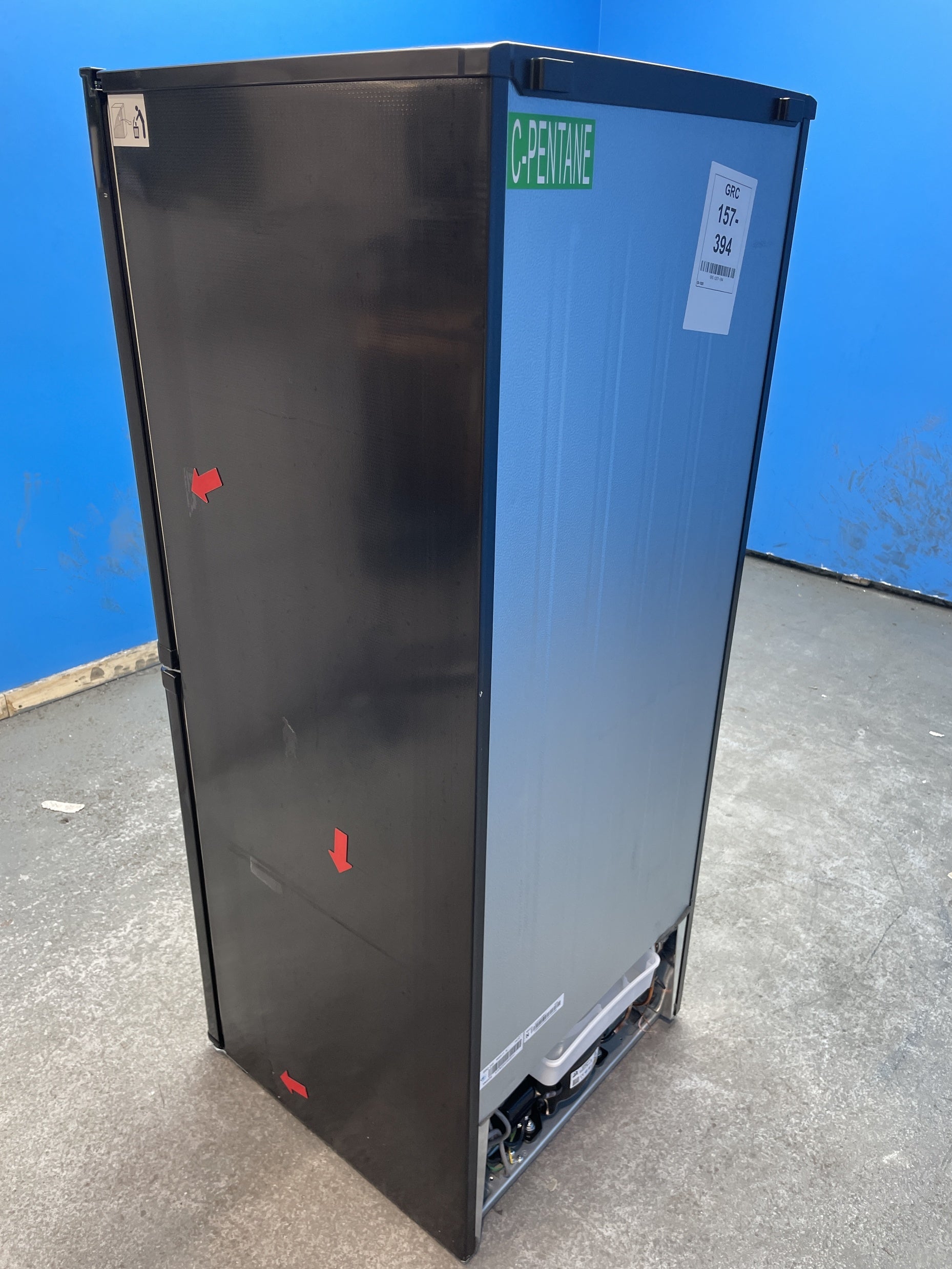#GRC-157-394 - Candy CCH1S513EBK 185 Litre Combi Fridge Freezer