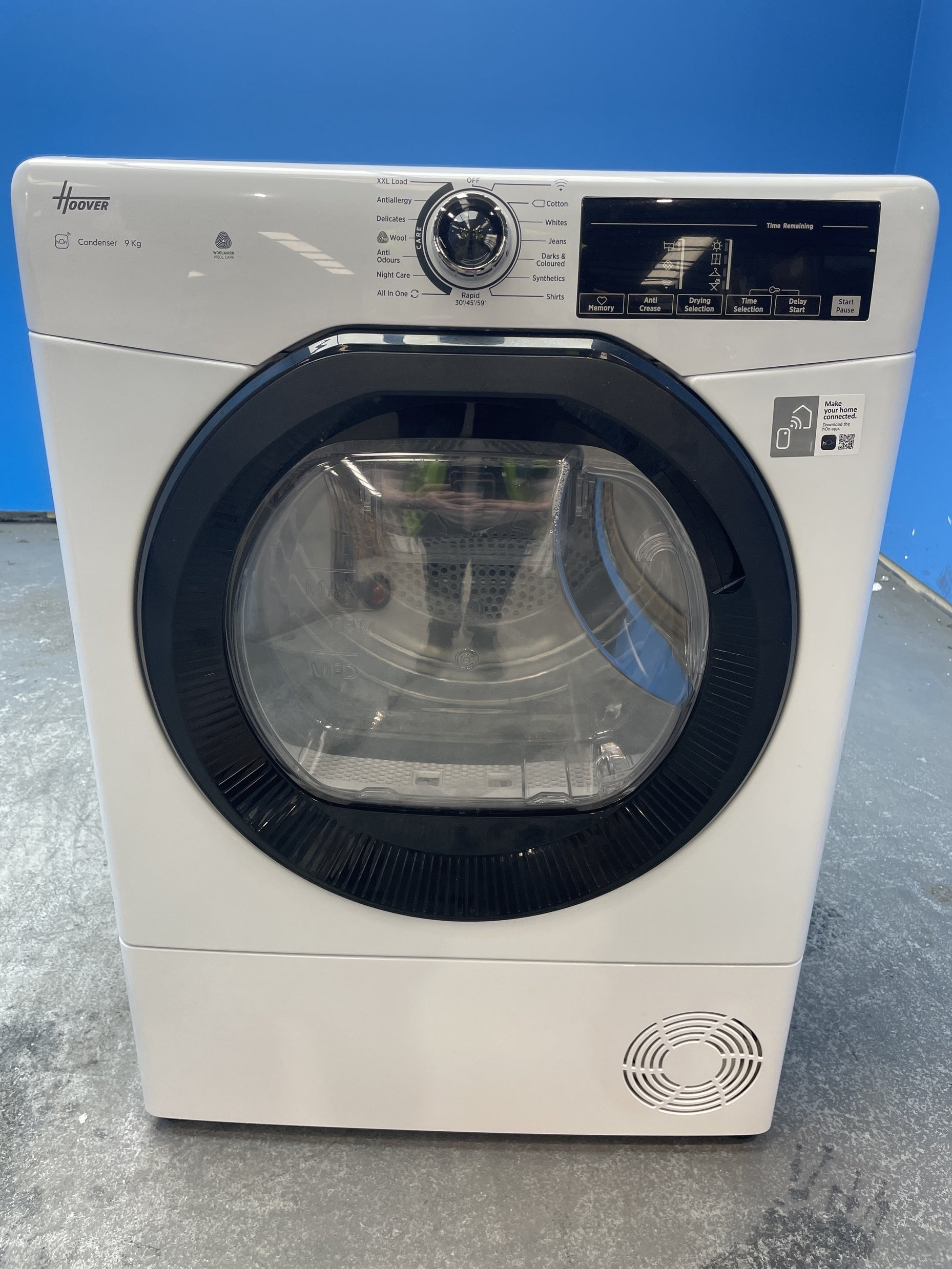 #GRC-159-520 - Hoover H-DRY 350 HREC9TBE-80 9kg Condenser Tumble Dryer