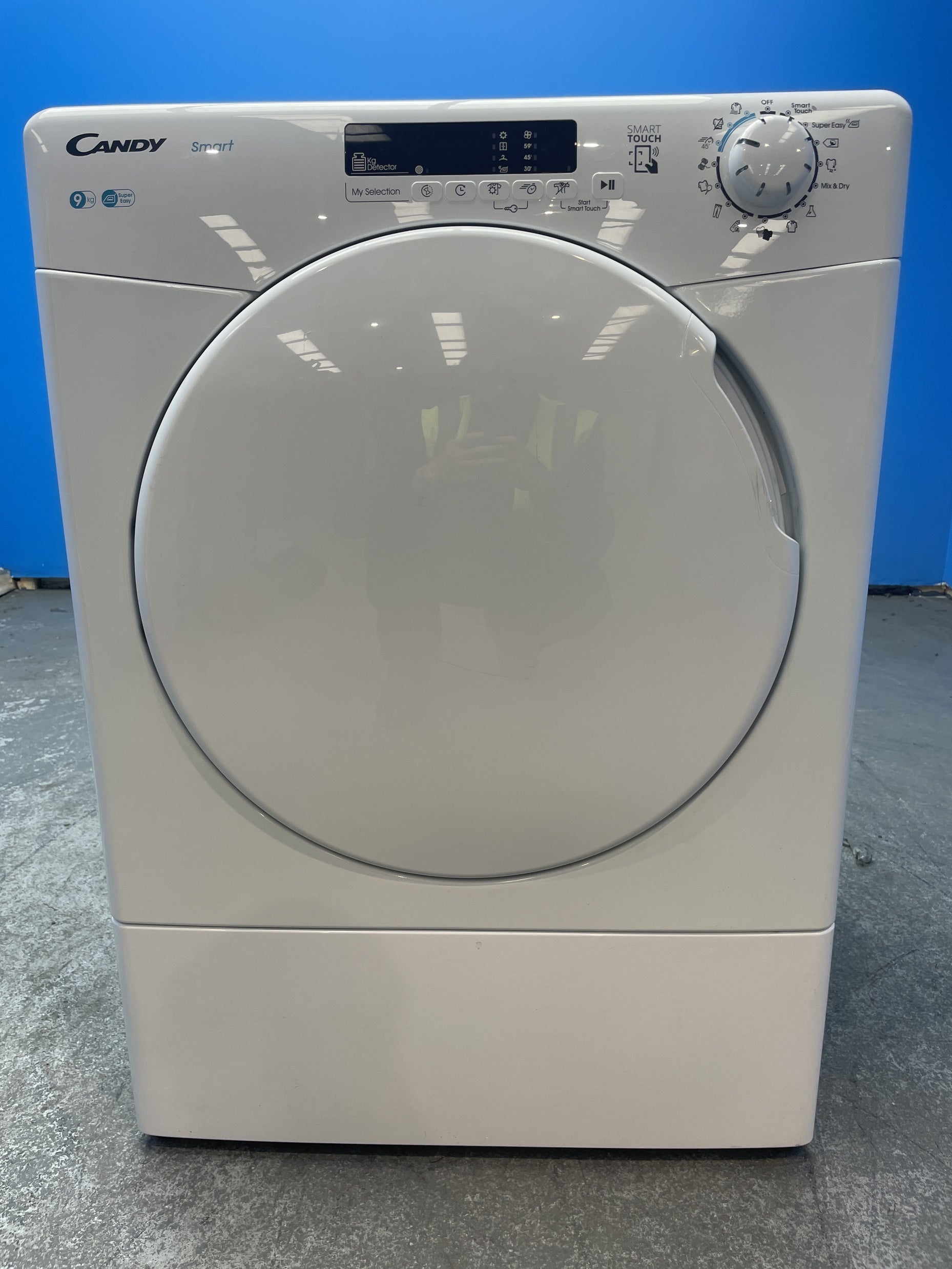 #GRC-157-141 - Candy CSE V9DF-80 9kg Vented Smart Tumble Dryer