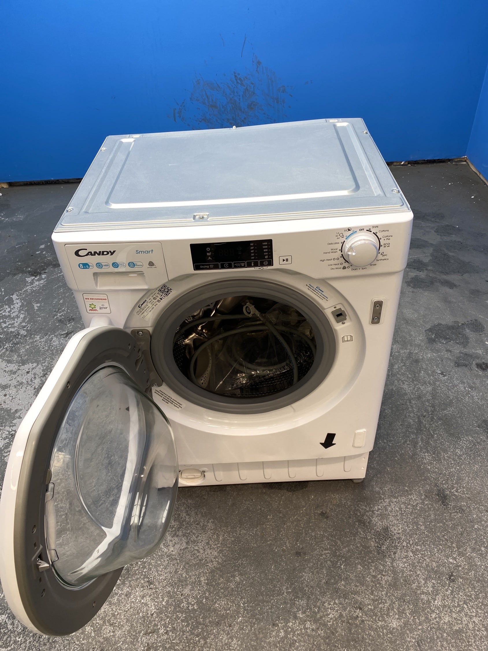 #GRC-156-402 - Candy CBD 485D1E Built-in 8kg / 5kg 1400 Spin Washer Dryer