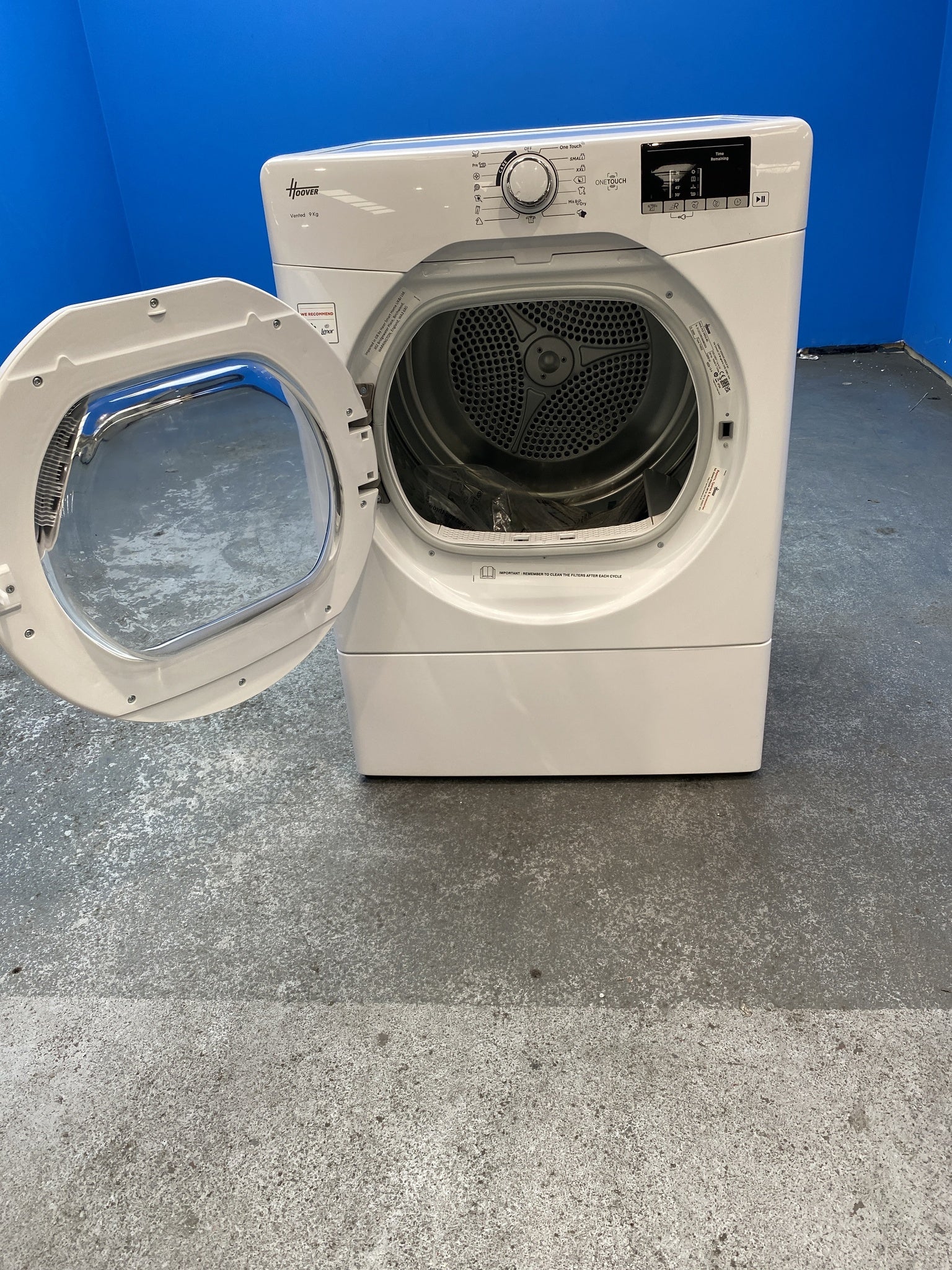 #GRC-157-026 - Hoover HLE V9DG-80 9kg Vented Tumble Dryer