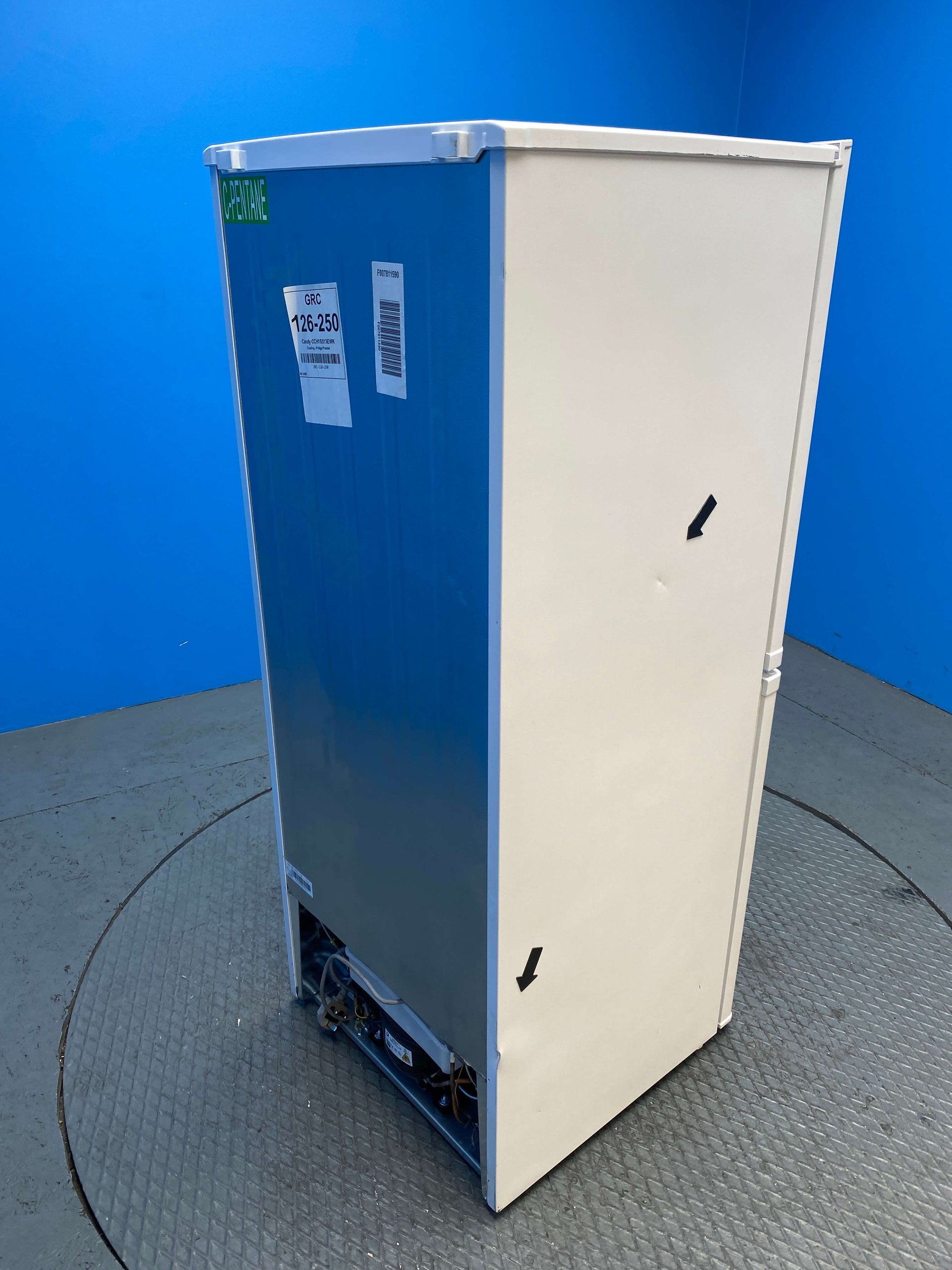 Candy CCH1S513EWK 185 Litre Combi Fridge Freezer