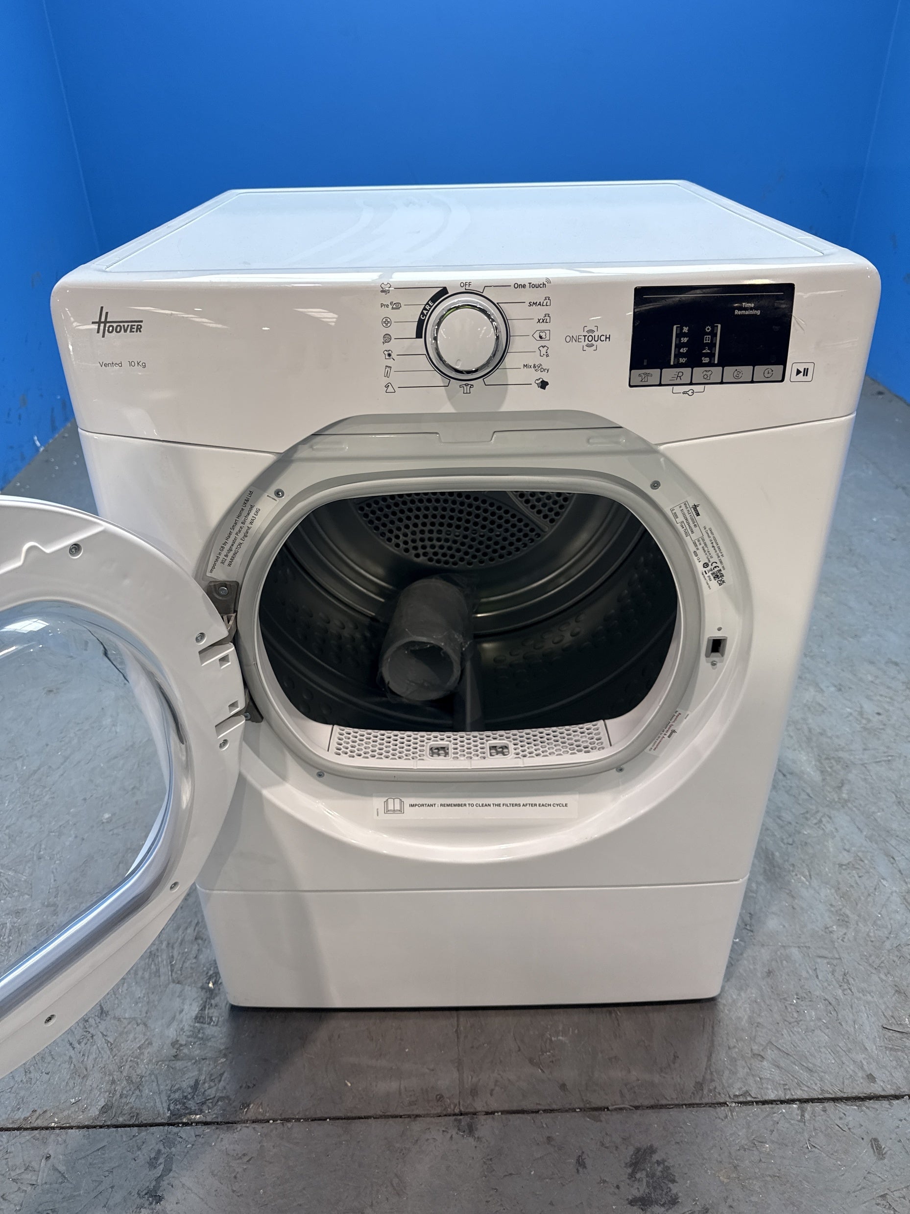 #GRC-152-642 - Hoover HLE V10DG-80 10kg Vented Tumble Dryer