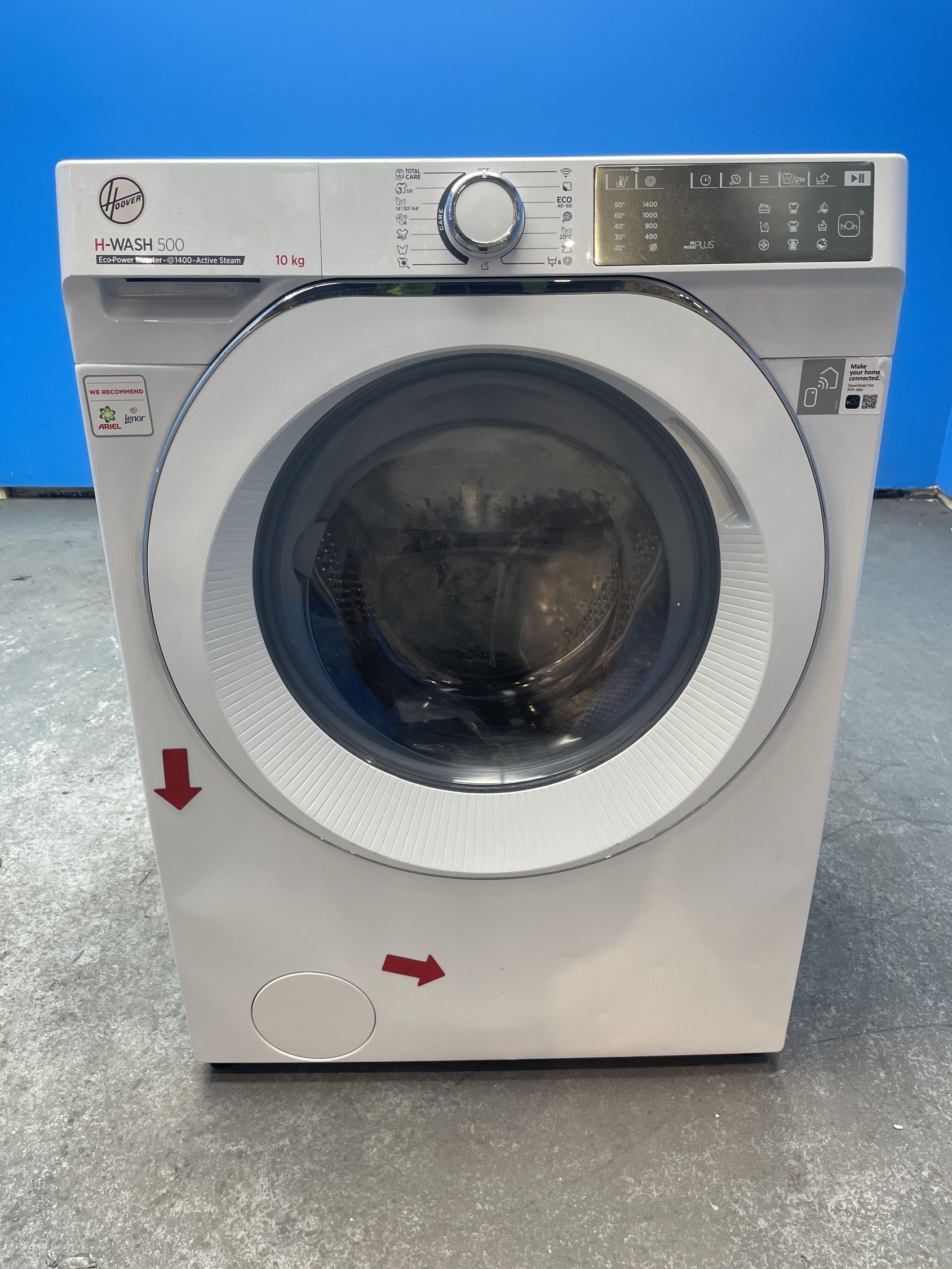 #GRC-153-540 - Hoover HWB 410AMC/1-80 10kg 1400 Spin Washing Machine