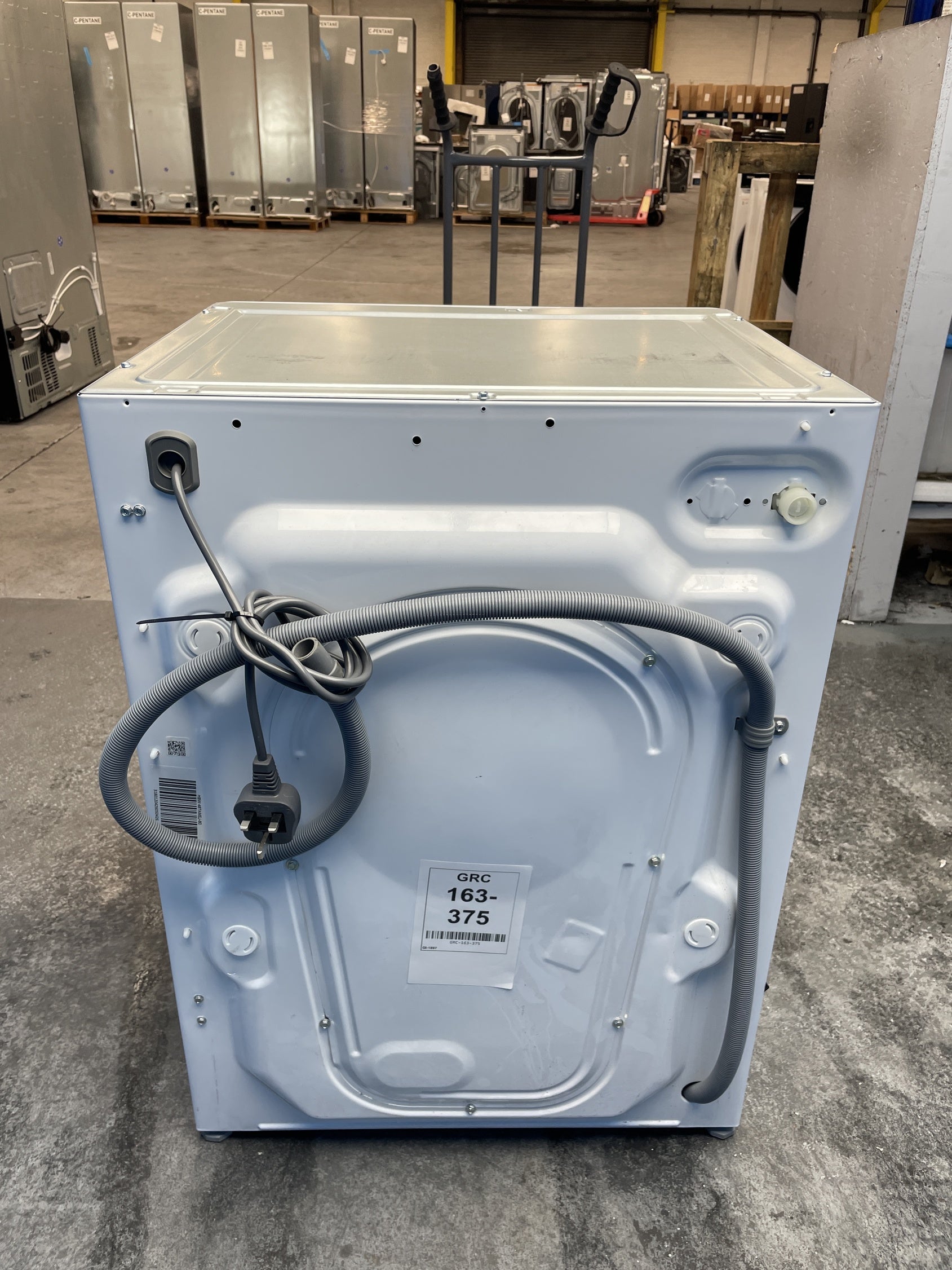 #GRC-163-375 - Hoover H-WASH 300 8kg 1400rpm Integrated Washing Machine – KG Mode Sensor, White