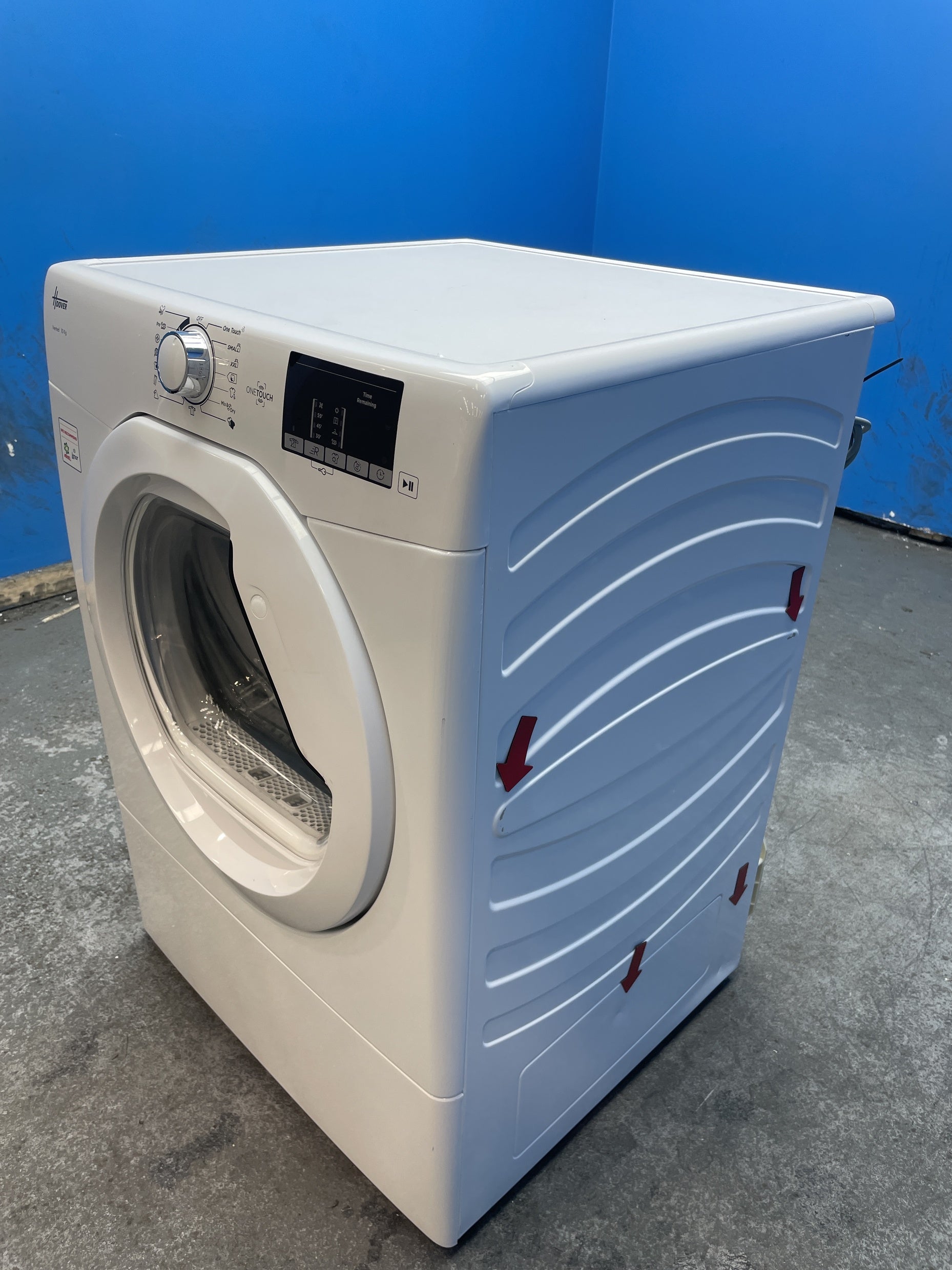#GRC-158-989 - Hoover HLE V10DG-80 10kg Vented Tumble Dryer