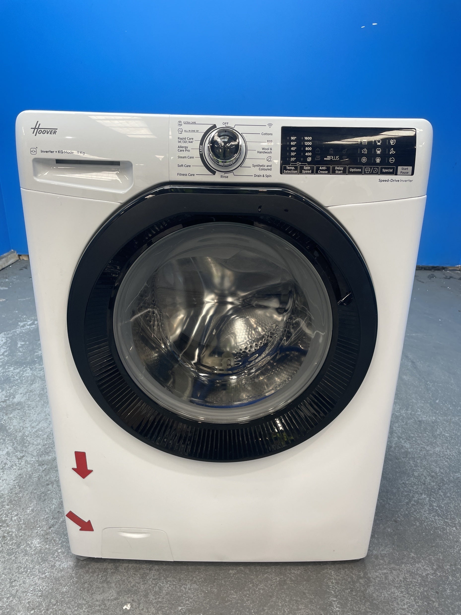 #GRC-159-533 - Hoover H3WPS696TAMB6-80 H-WASH 350 9kg 1600rpm Washing Machine