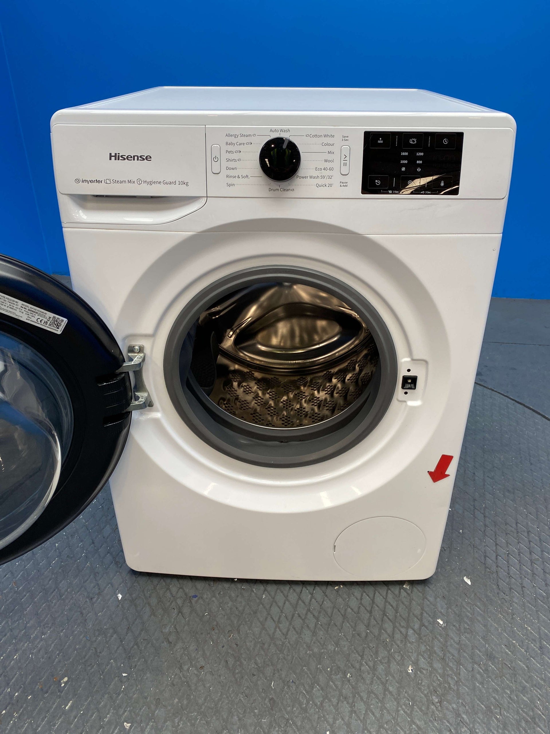 Hisense WFGE101649VM 10kg 1600 Spin Washing Machine