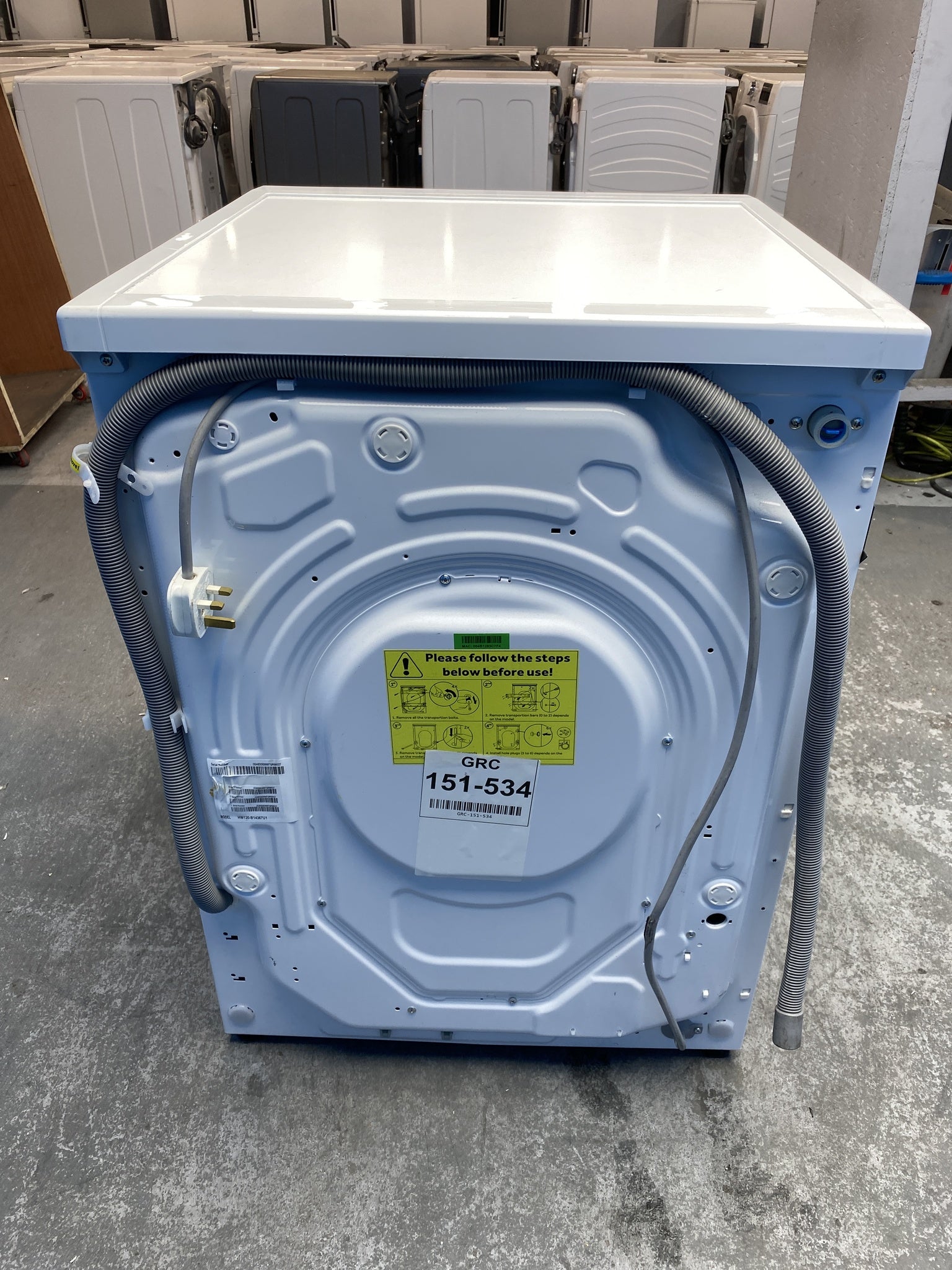 #GRC-151-534 - Haier HW120-B14367GU1 X Series 7 12kg 1400rpm Washing Machine