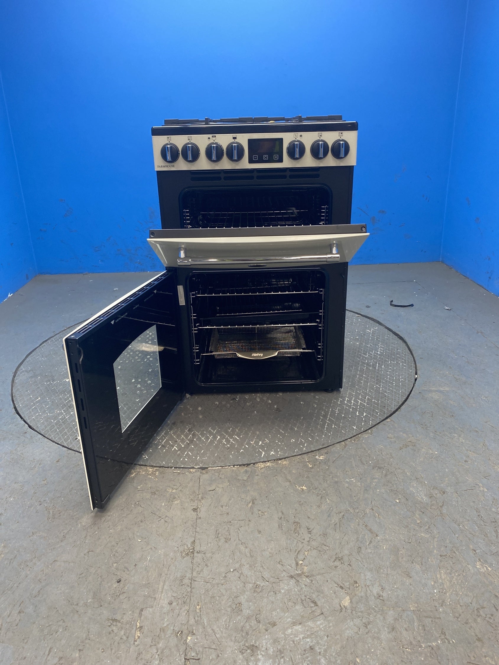 #GRC-159-438 - Belling Farmhouse 60cm Dual Fuel Cooker with Double Oven