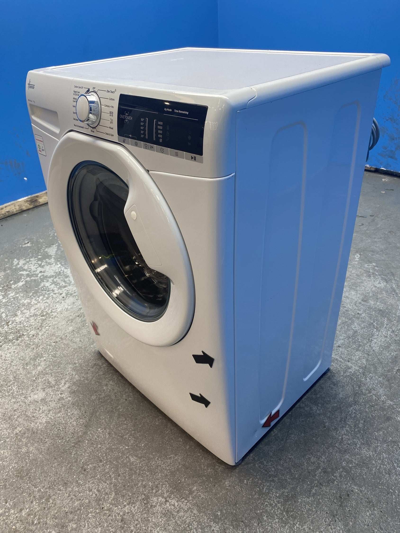 #GRC-156-978 - Hoover H-WASH 300 LITE H3W 49TA4 9kg 1400 Spin Washing Machine