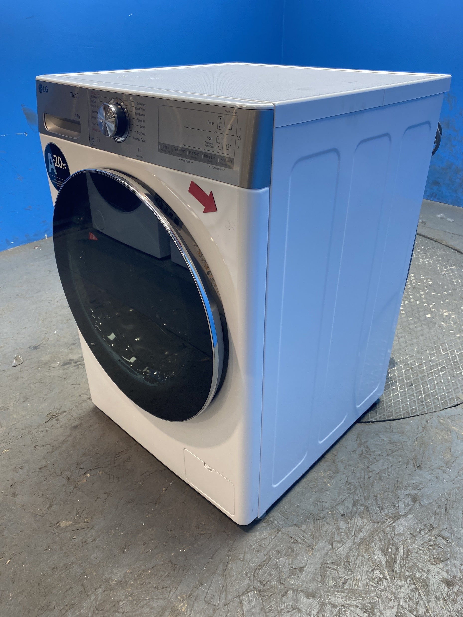 #GRC-157-210 - LG F4Y913WCTA1 13kg 1400 Spin Washing Machine
