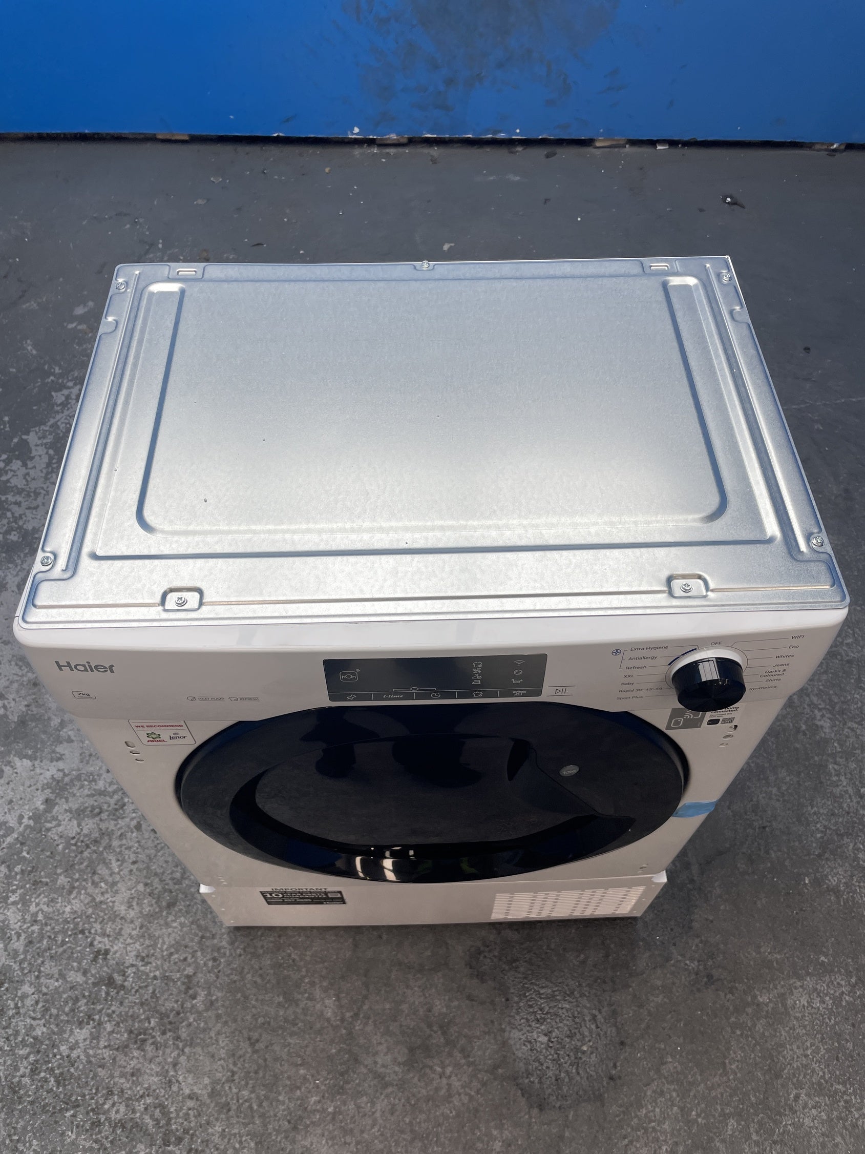 #GRC-160-057 - Haier Series 6 HDBI H7A2TBEX-80 Integrated 7kg Heat Pump Tumble Dryer