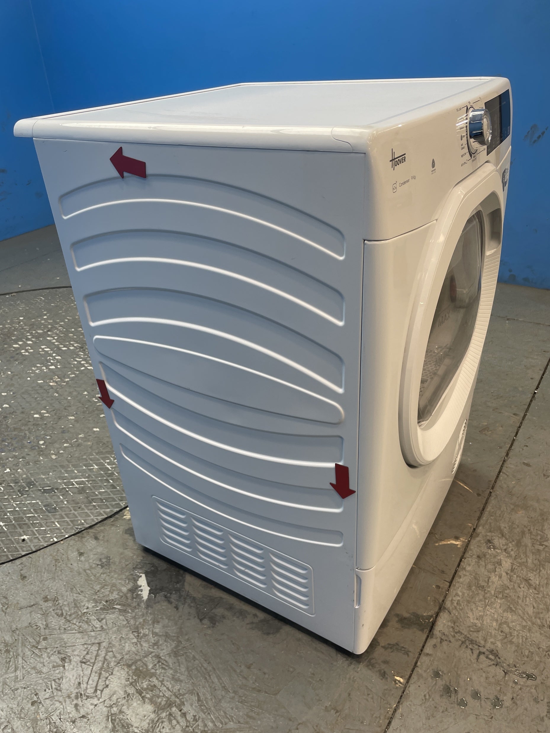 #GRC-156-147 - Hoover HRE C9TE-80 9kg Condenser Tumble Dryer with Wi-Fi