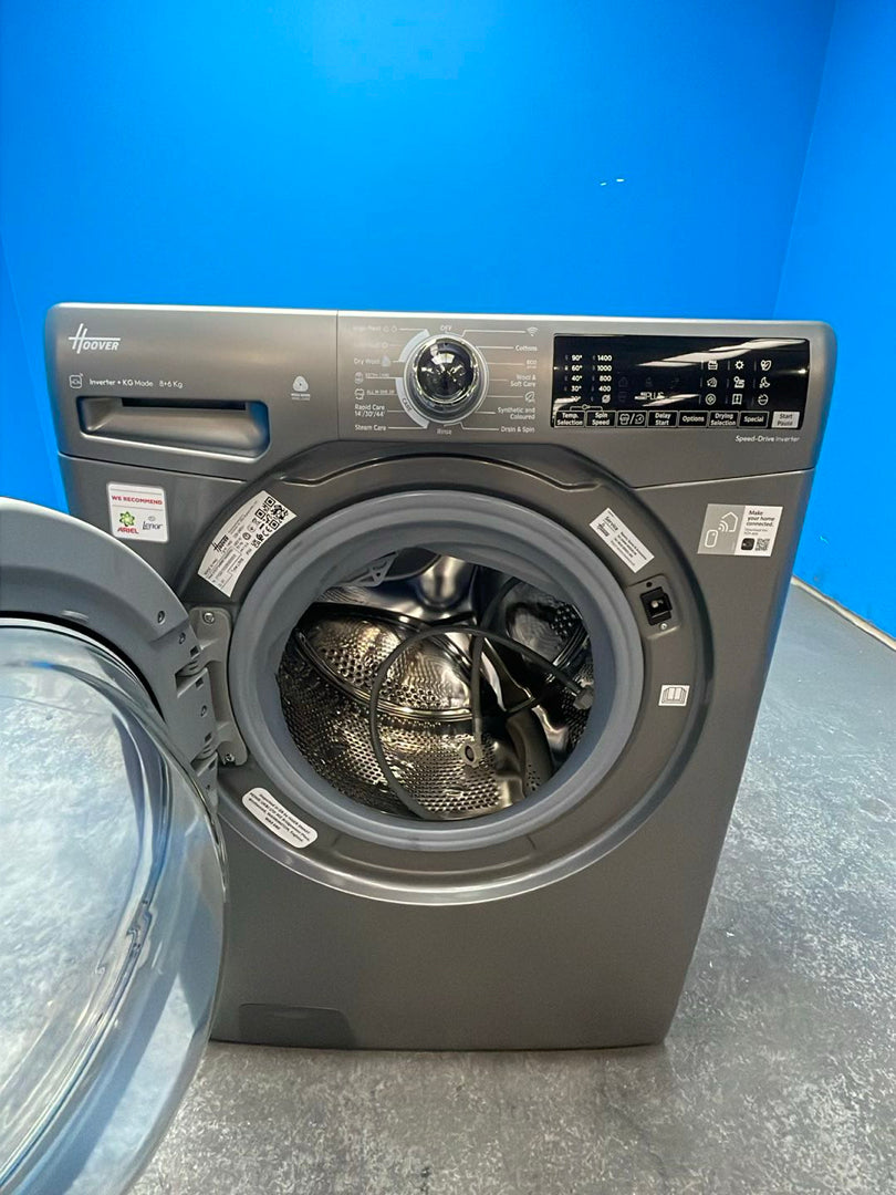 #GRC-162-382 - Hoover H-WASH & DRY 350 Washer Dryer – 8kg Wash, 6kg Dry, 1400rpm, WiFi Connected