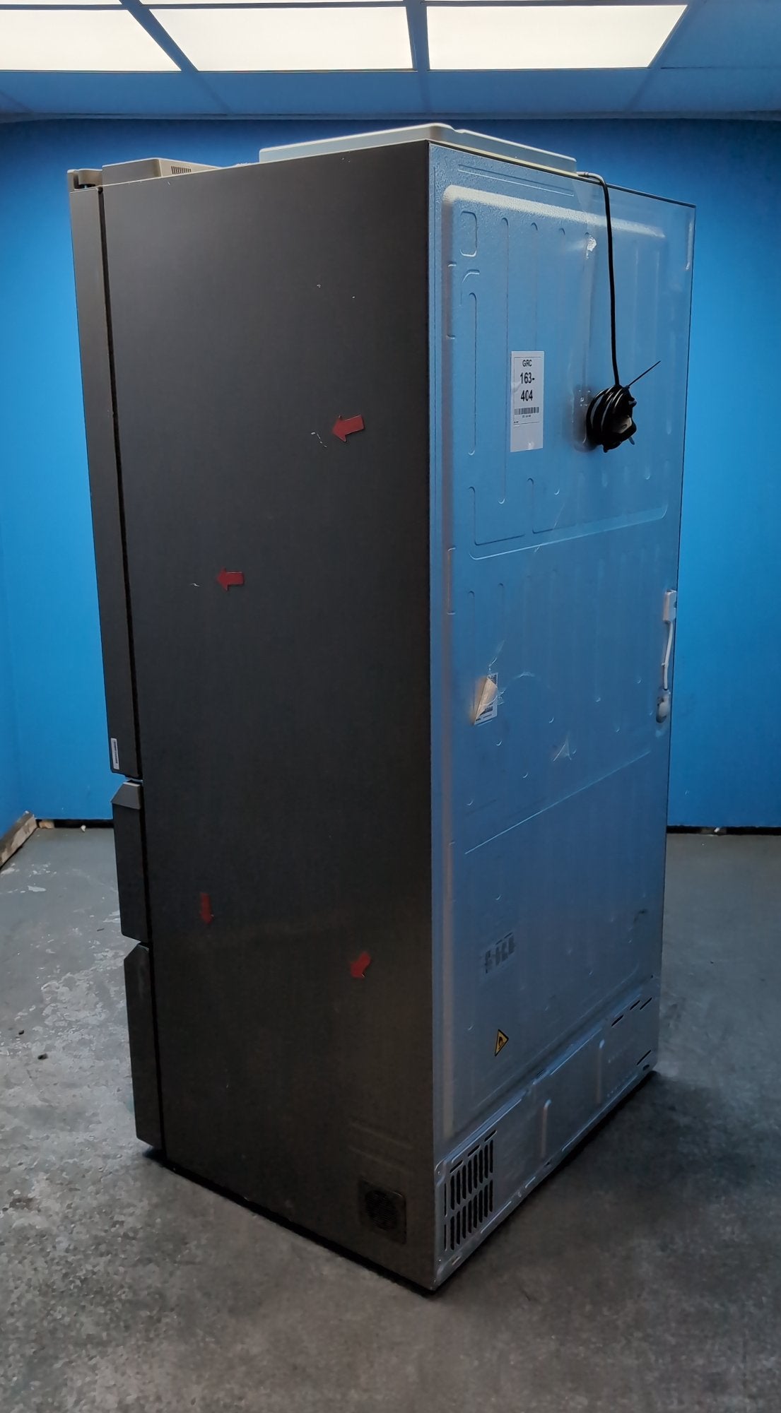 #GRC-163-404 - Haier 90.5cm French Door Fridge Freezer – 703L, Sapphire Glass, Total No Frost