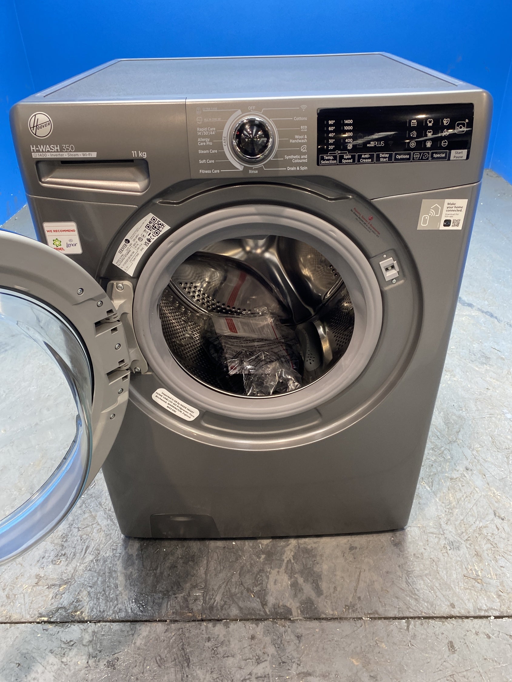#GRC-151-806 - Hoover H-WASH 350 H3WPS4116TAMBR 11kg 1400rpm Washing Machine