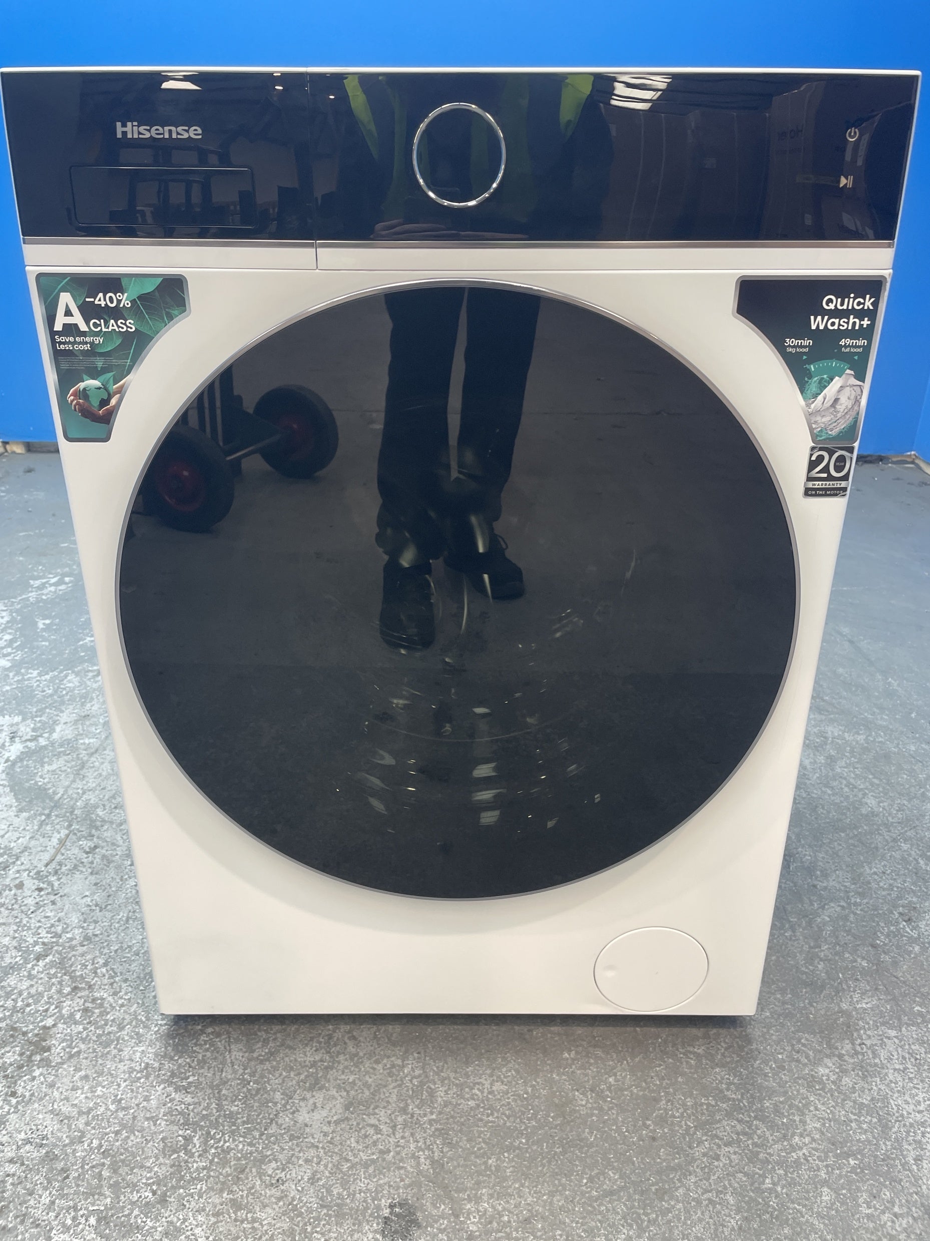 #GRC-152-493 - Hisense WF5I1045BWQ KitchenFit 5i 10.5 kg WiFi Washing Machine