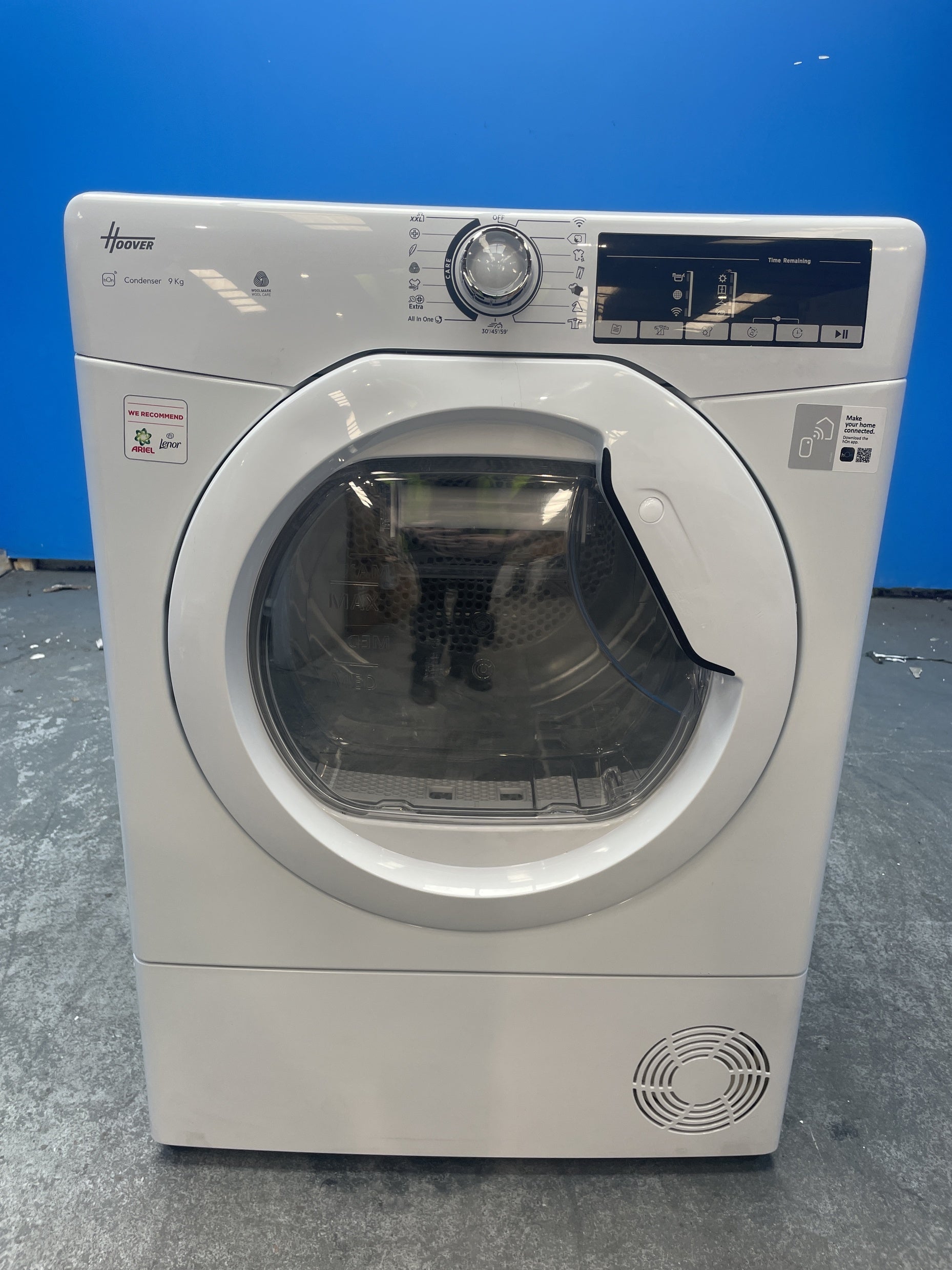 #GRC-159-179 - Hoover HLEC9TE 9kg Condenser Tumble Dryer