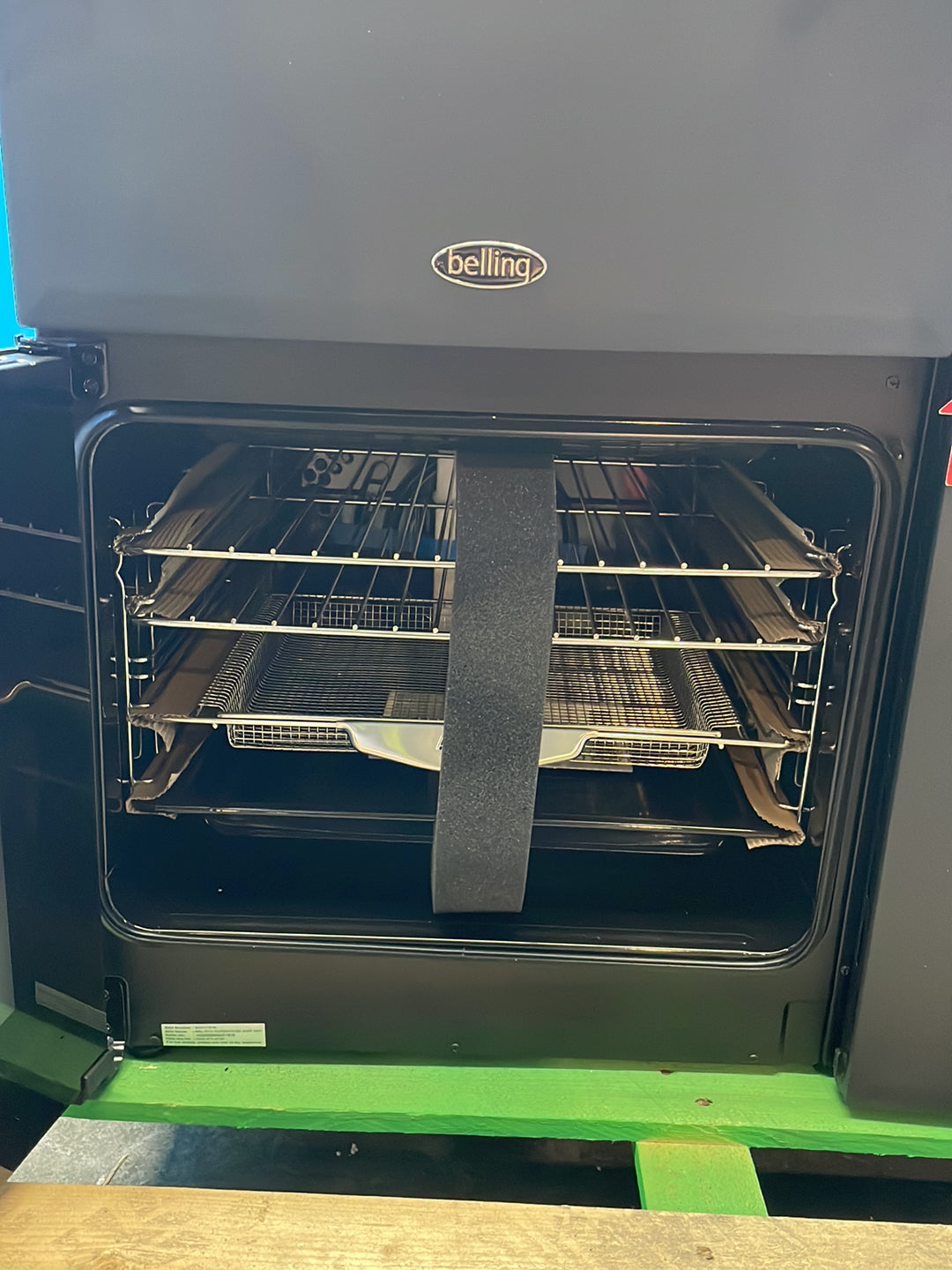 #GRC-164-290 - Belling Farmhouse 90cm Dual Fuel Range Cooker – 174L, 3 Ovens, AirFry