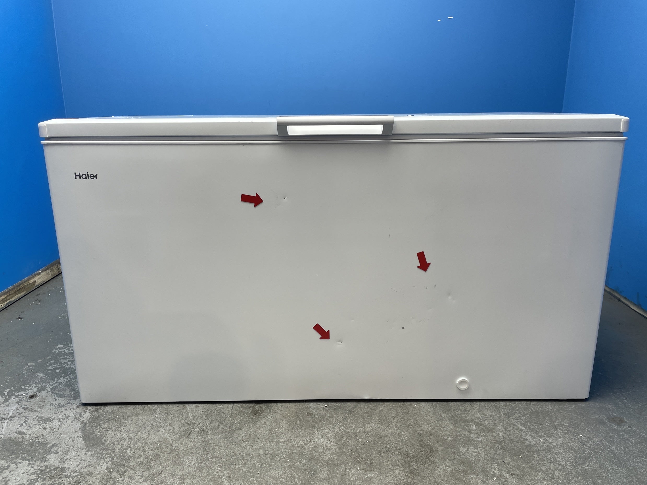 #GRC-158-333 - Haier HCE520EK 508L Series 7 Cold Shield Chest Freezer